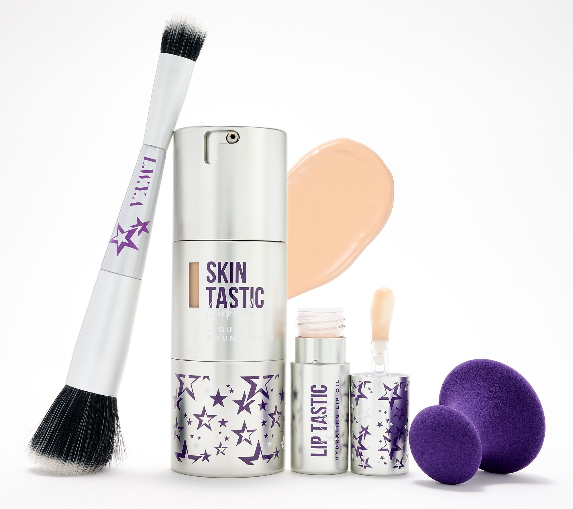 LWYA by Kim Gravel Skintastic Foundation &Lip Bloss 4pc Set