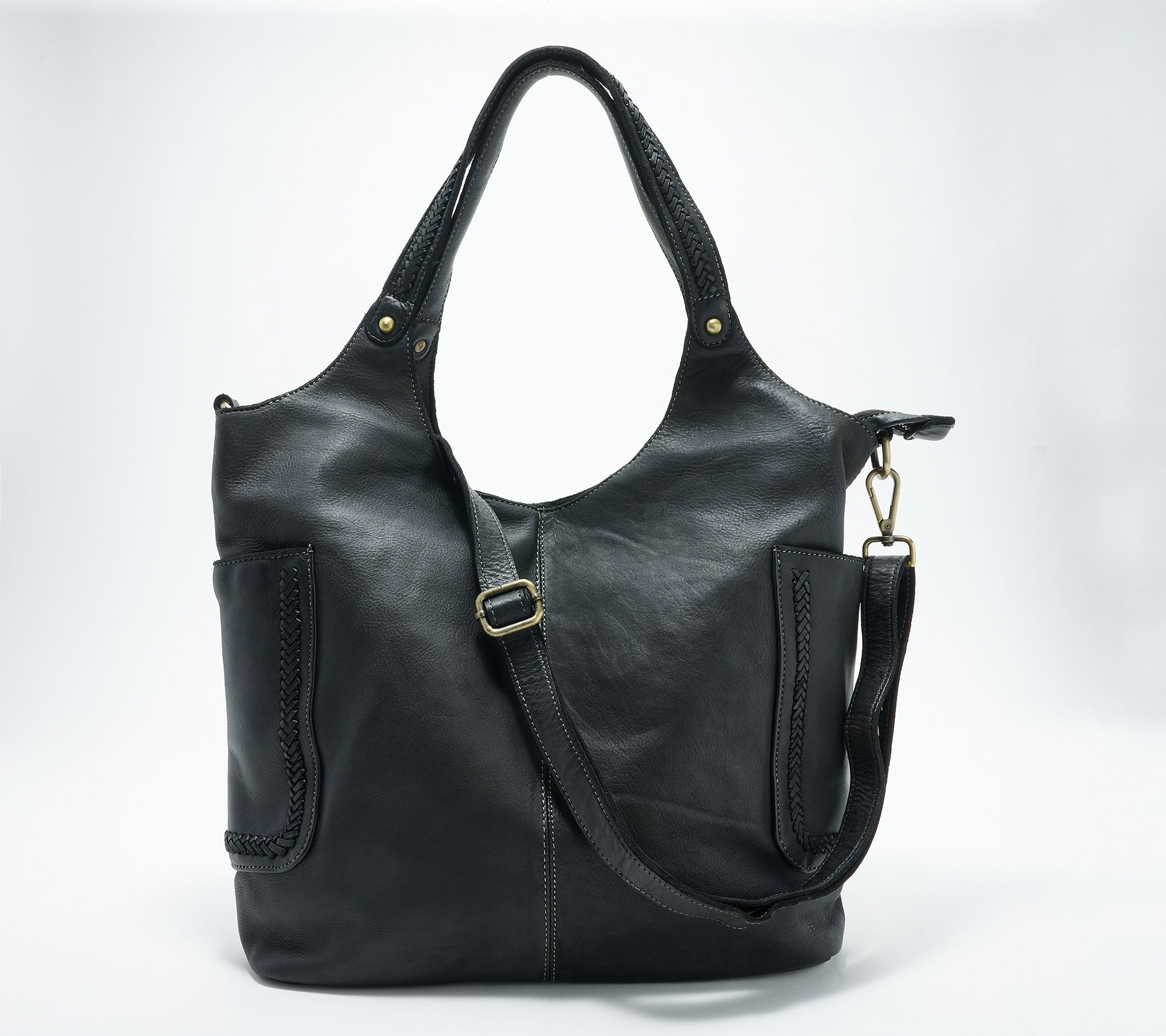 Bolsa Nova Leather Julia Slouchy Tote Bag