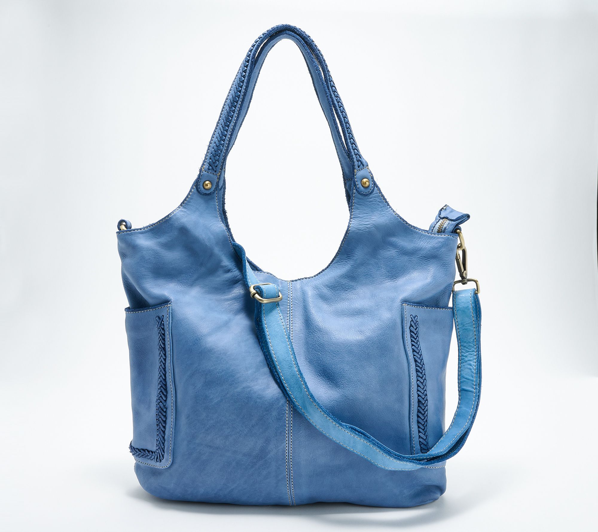 Bolsa Nova Leather Julia Slouchy Tote Bag