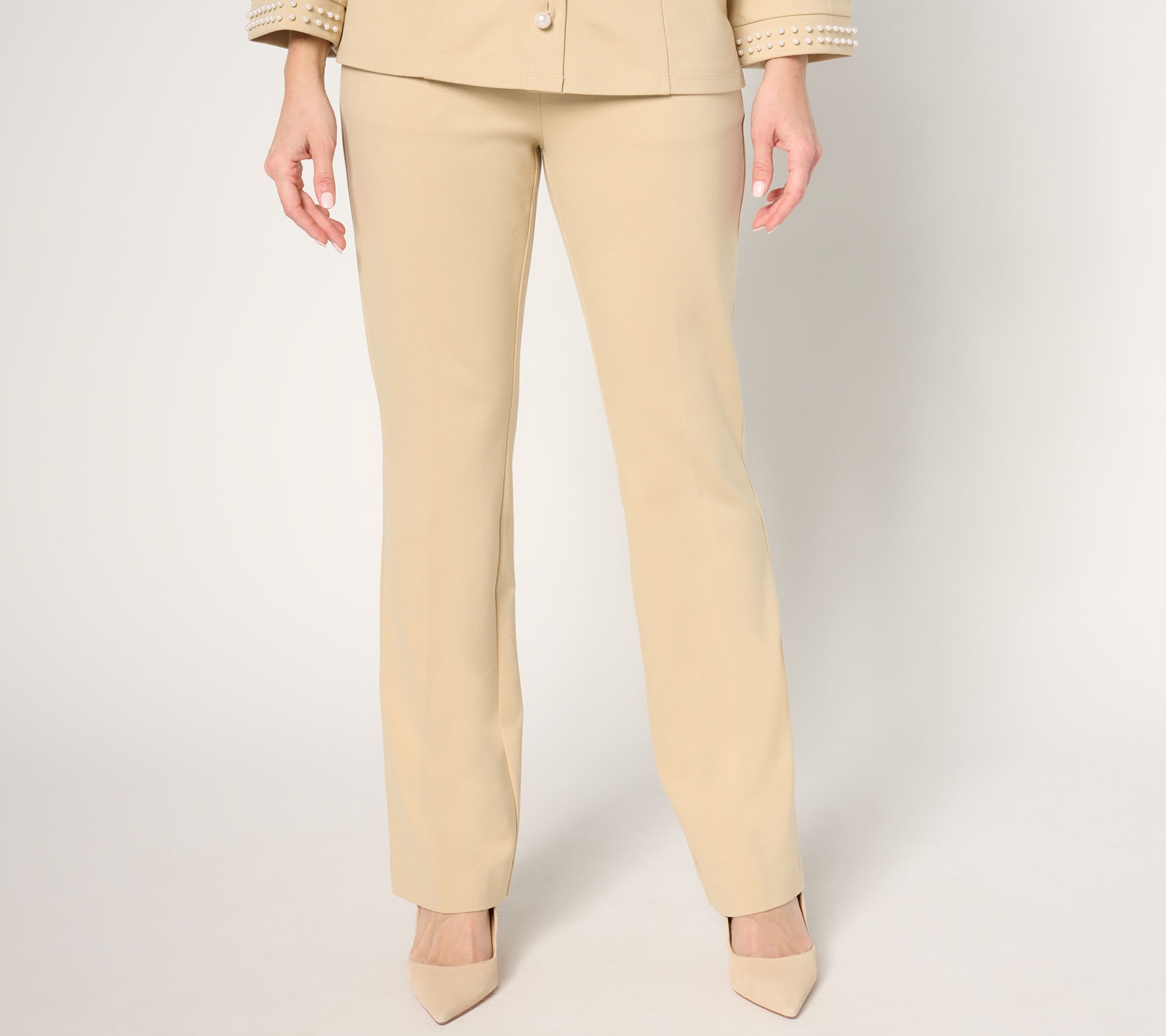 "As Is" BEAUTIFUL by Lawrence Zarian Reg Pull On Tailored Pant
