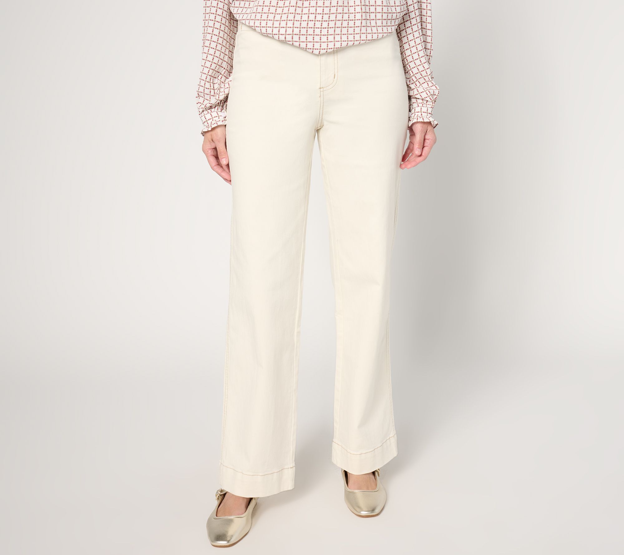 "As Is" Belle by Kim Gravel Reg TripleLuxe Twill Mini Pocket Jean