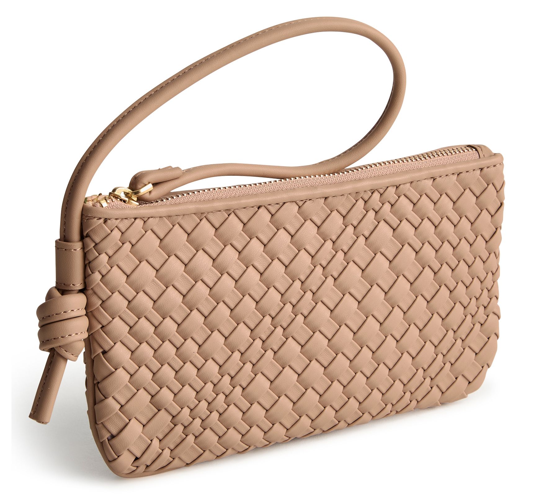 Vera Bradley Knotted Woven Faux Leather Wristle