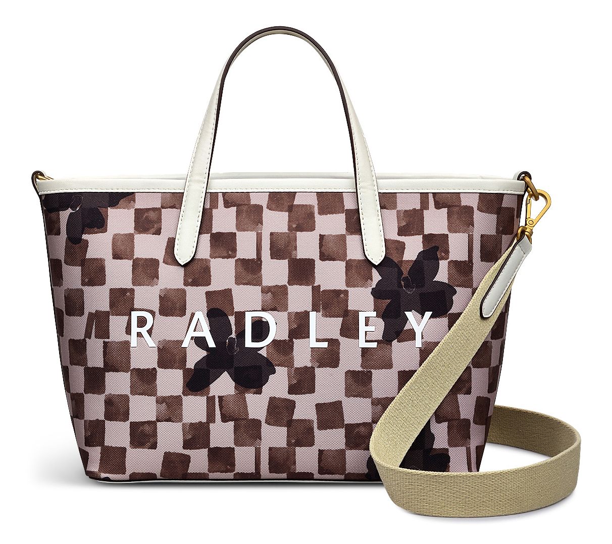 RADLEY Southwell Gardens Check Medium Satchel