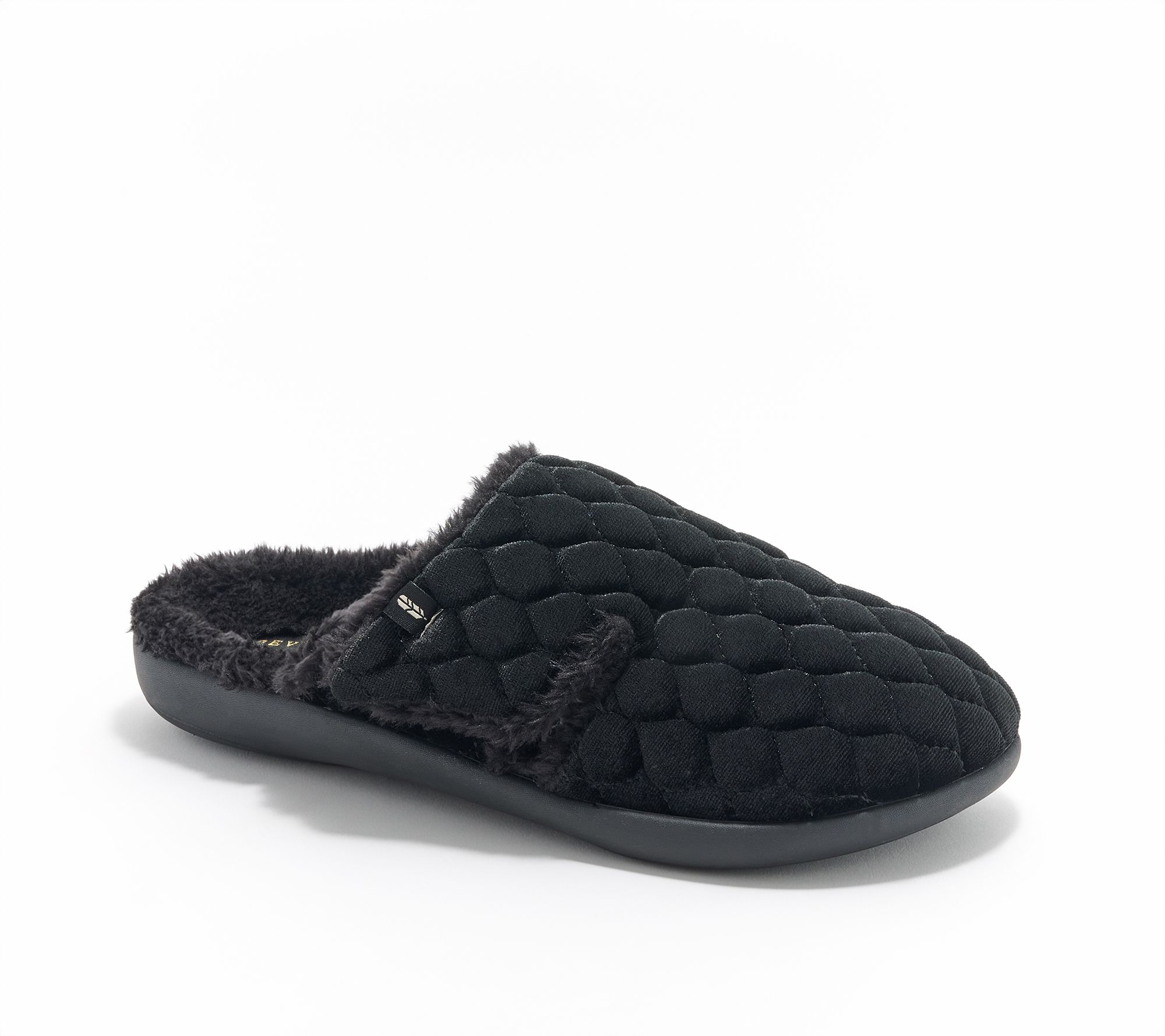 Revitalign Orthotic Washable Velvet Memory Foam Slippers- Karla