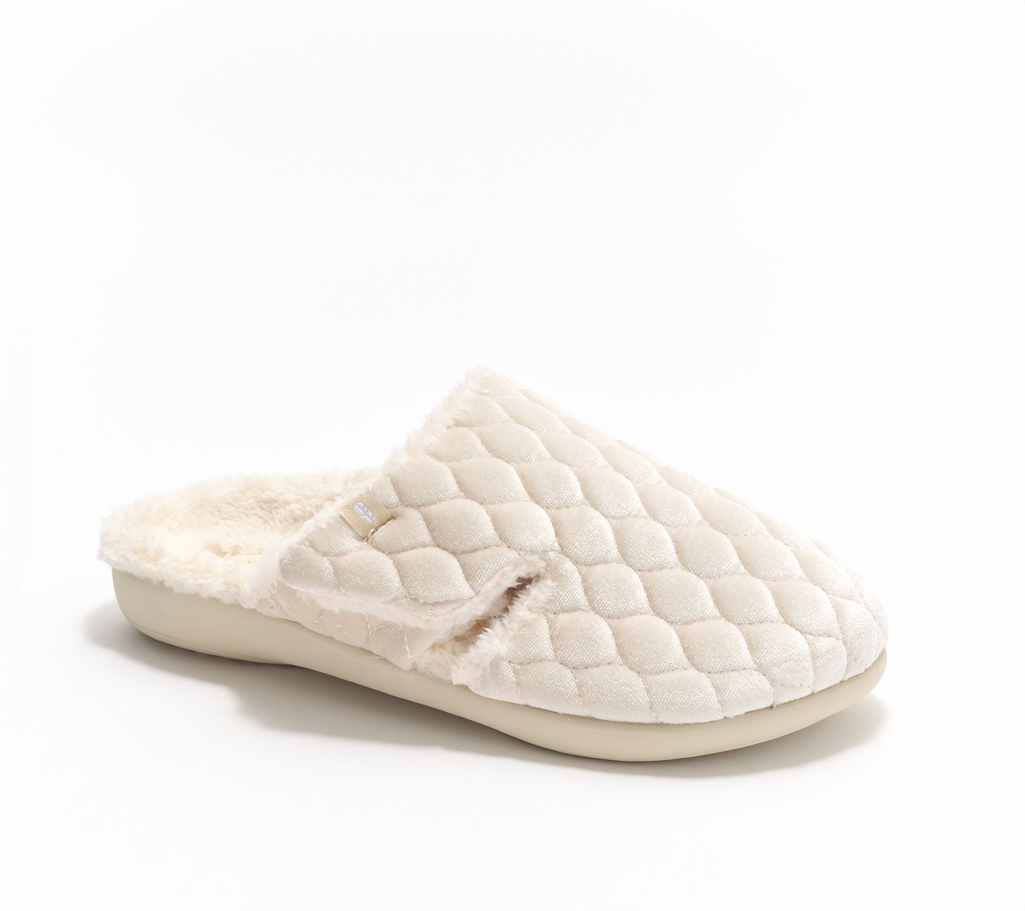 Revitalign Orthotic Washable Velvet Memory Foam Slippers- Karla