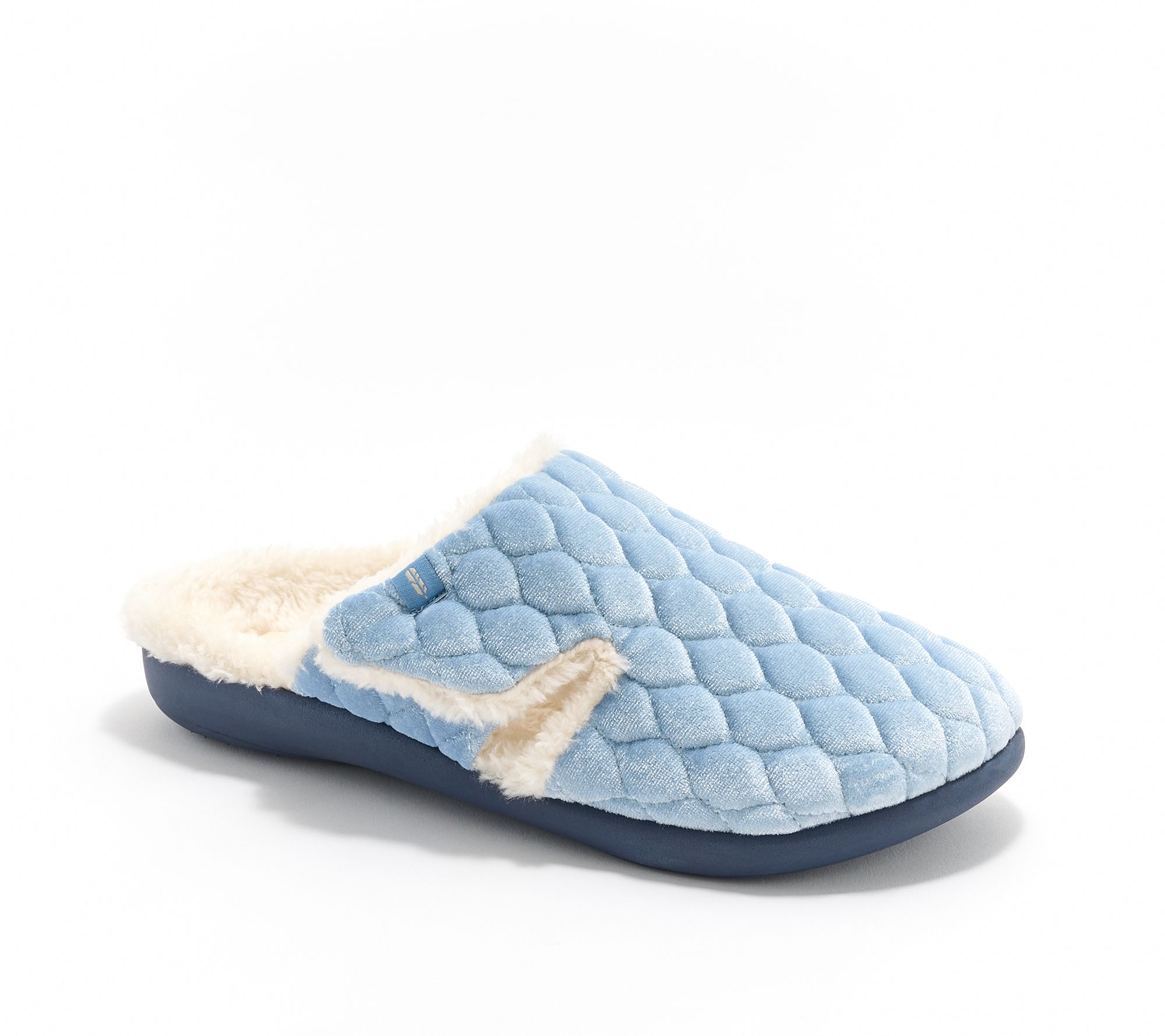 Revitalign Orthotic Washable Velvet Memory Foam Slippers- Karla