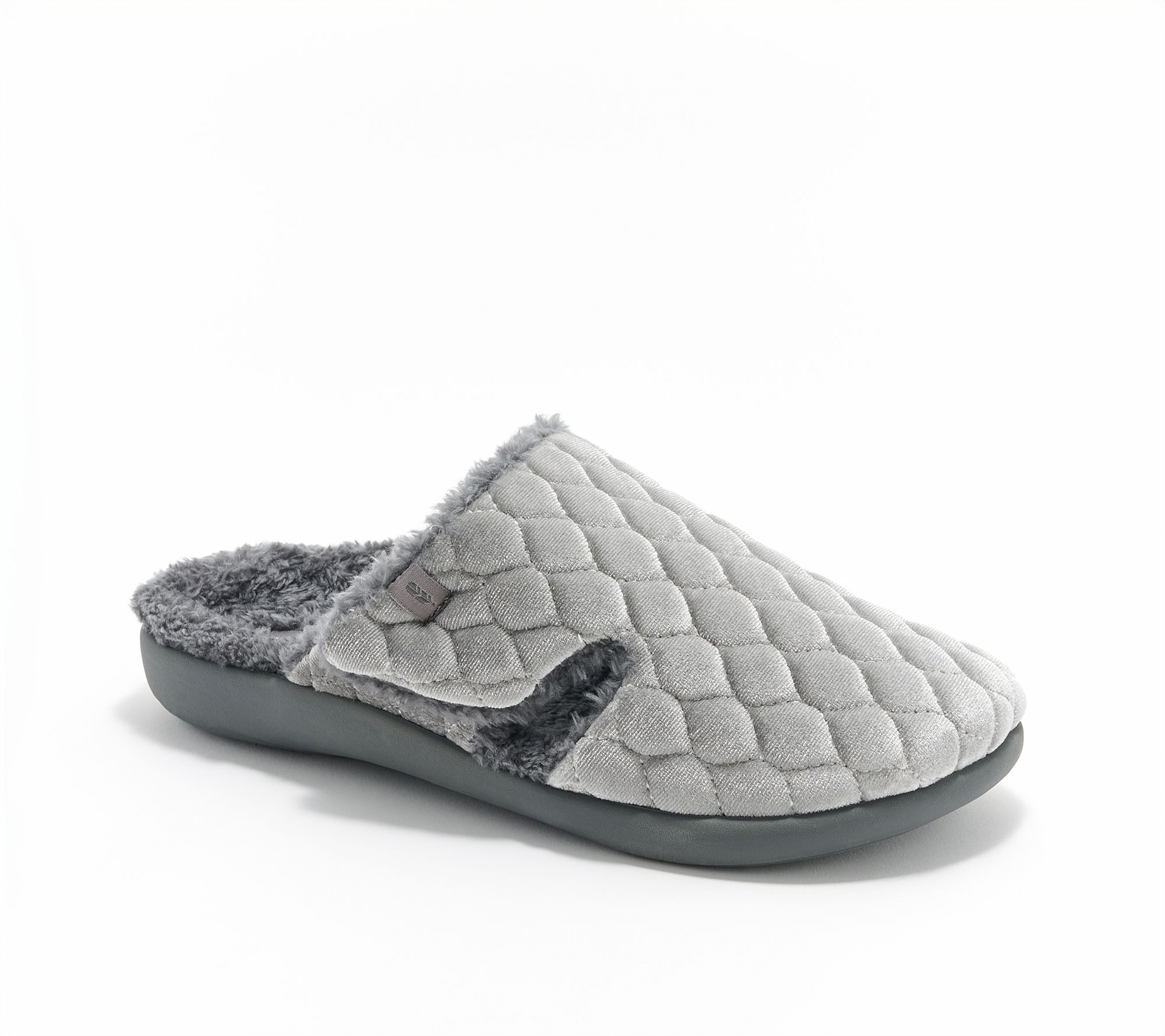 Revitalign Orthotic Washable Velvet Memory Foam Slippers- Karla