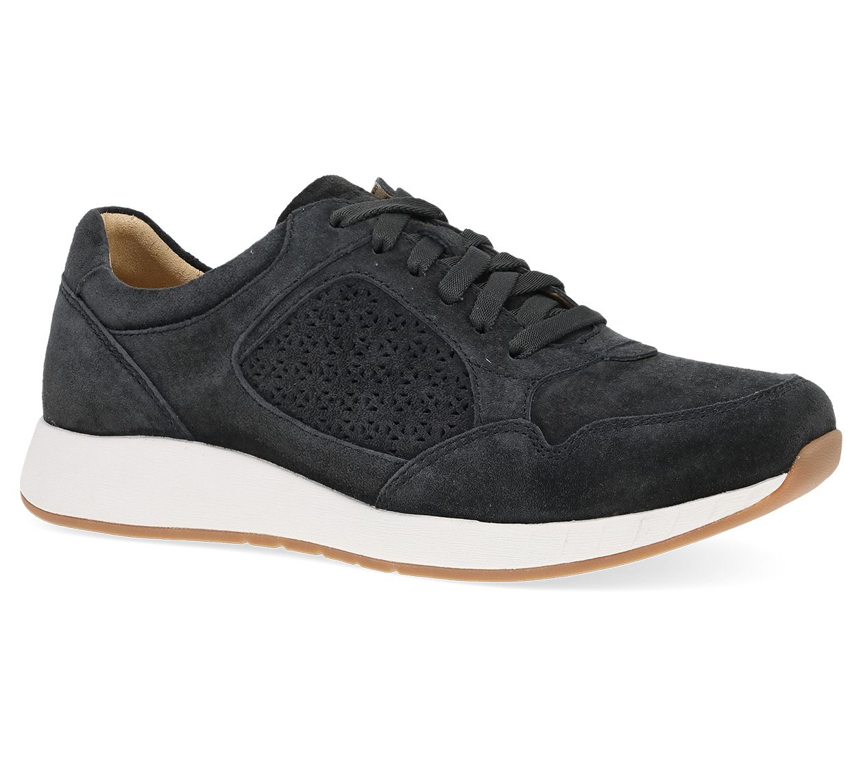 Dansko Catie Black Suede Sneaker