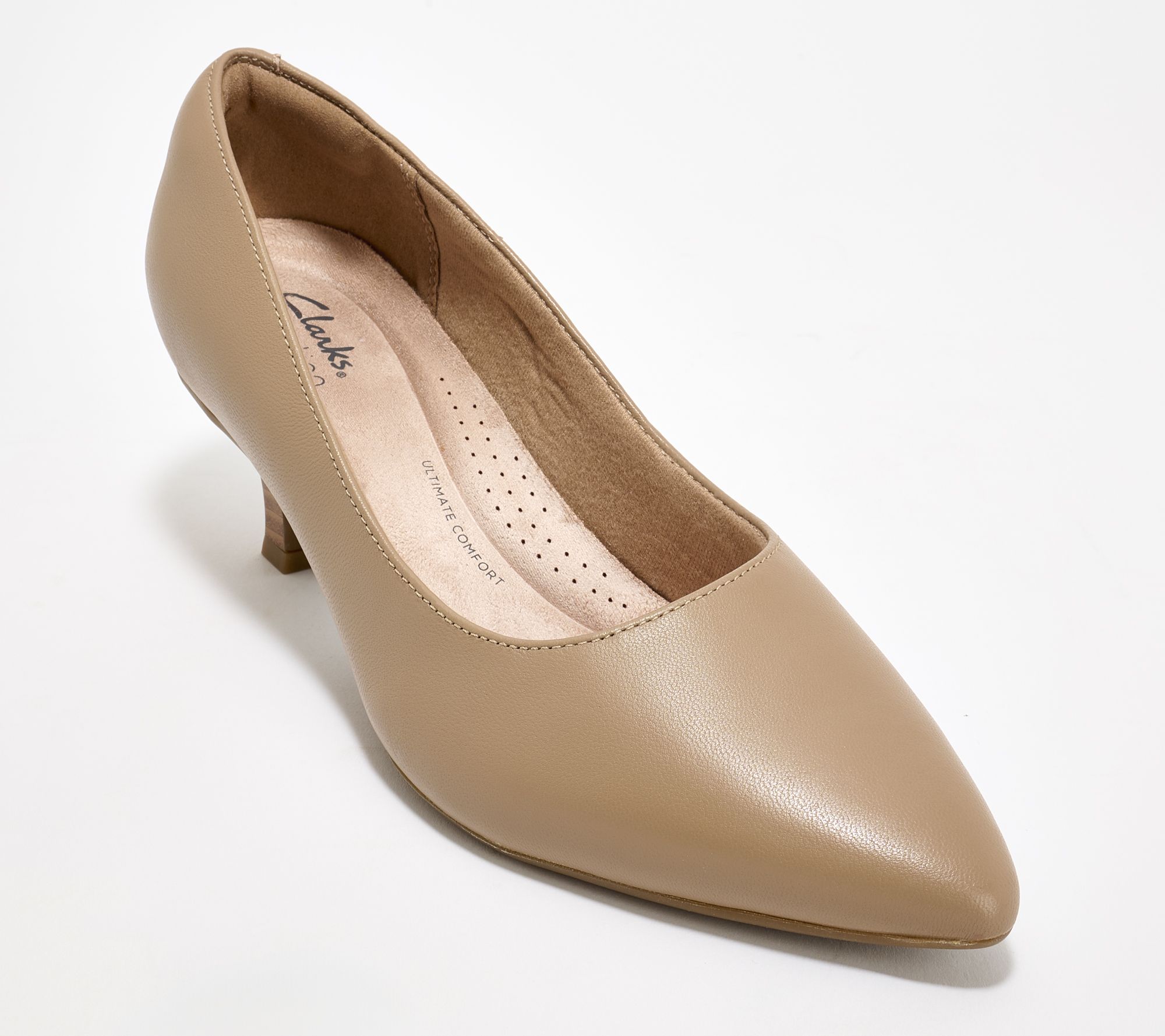 Clarks Collection Leather or Synthetic Pumps - Kepley Vine