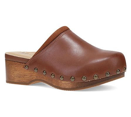 Dansko Andie Tan Calf Leather Clog