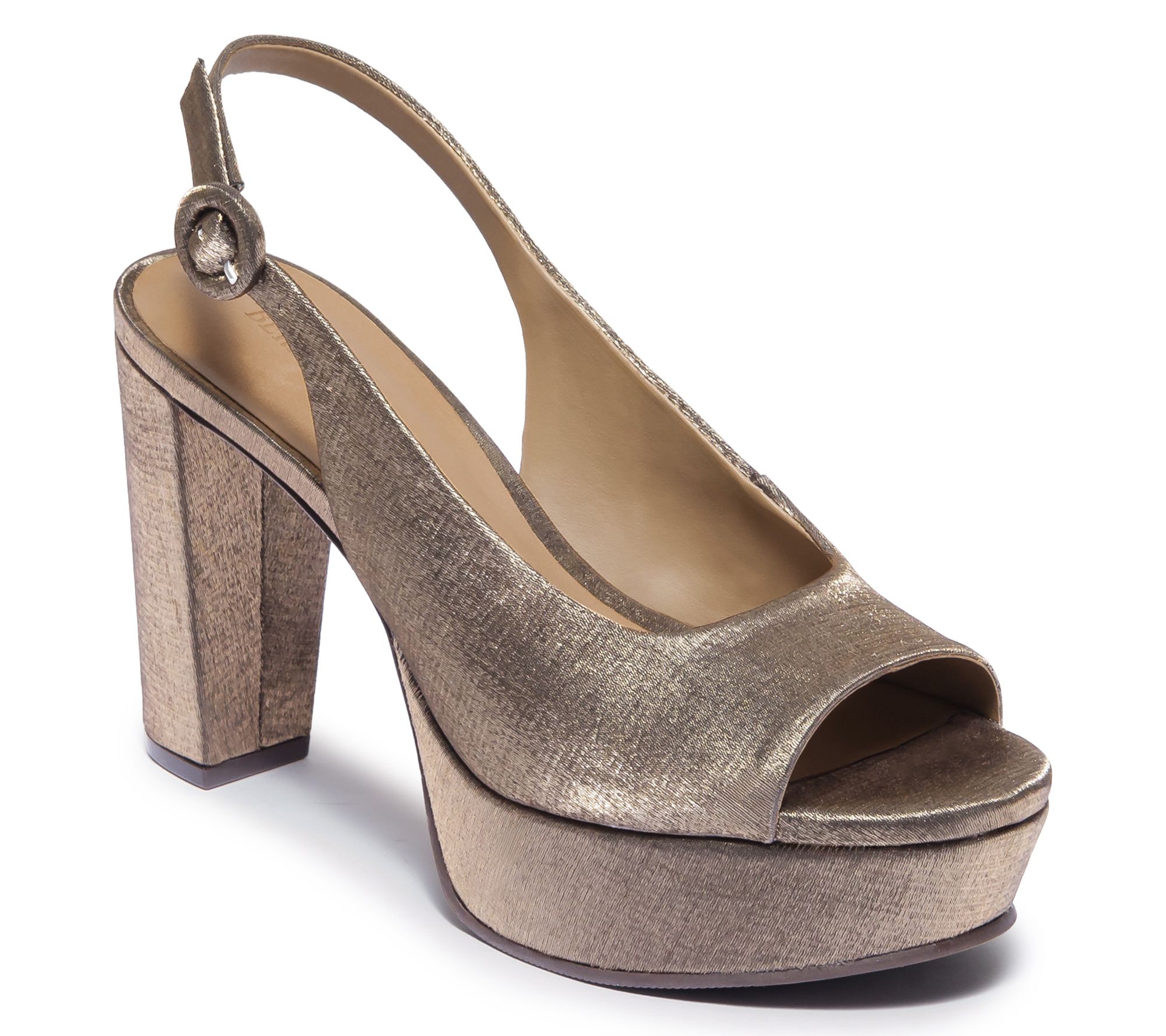 Bernardo Leather Peep Toe Platform Heel - Vega