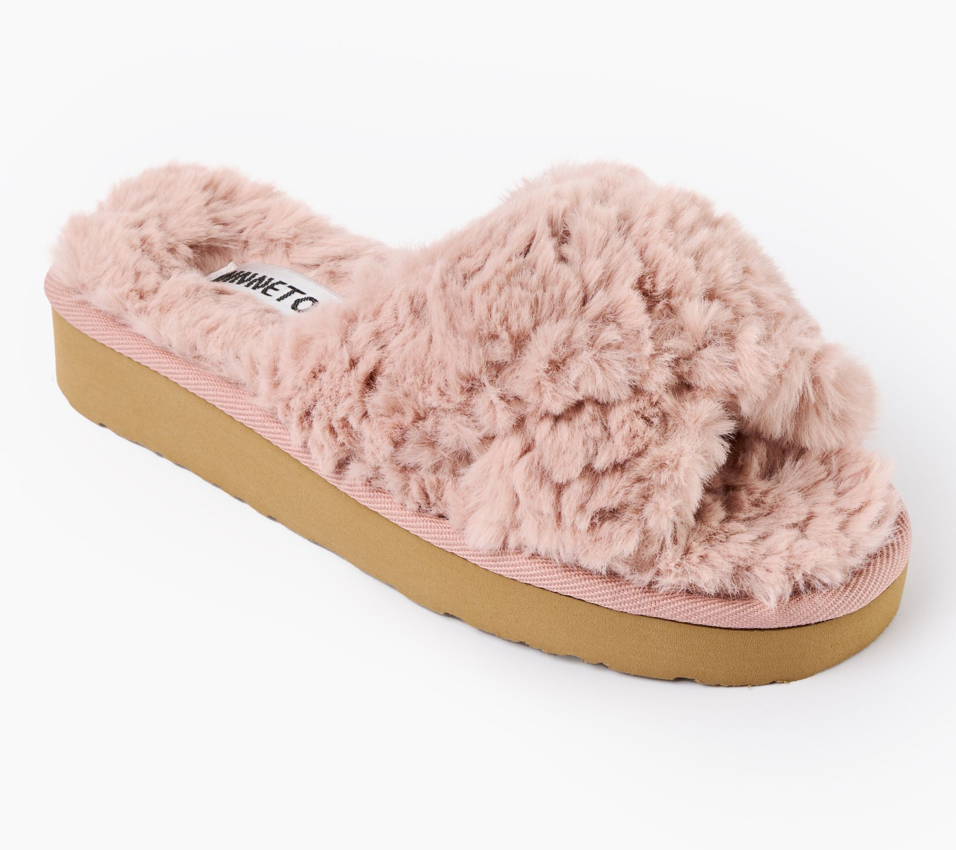 Minnetonka Women's Teddy Crossband Slippers