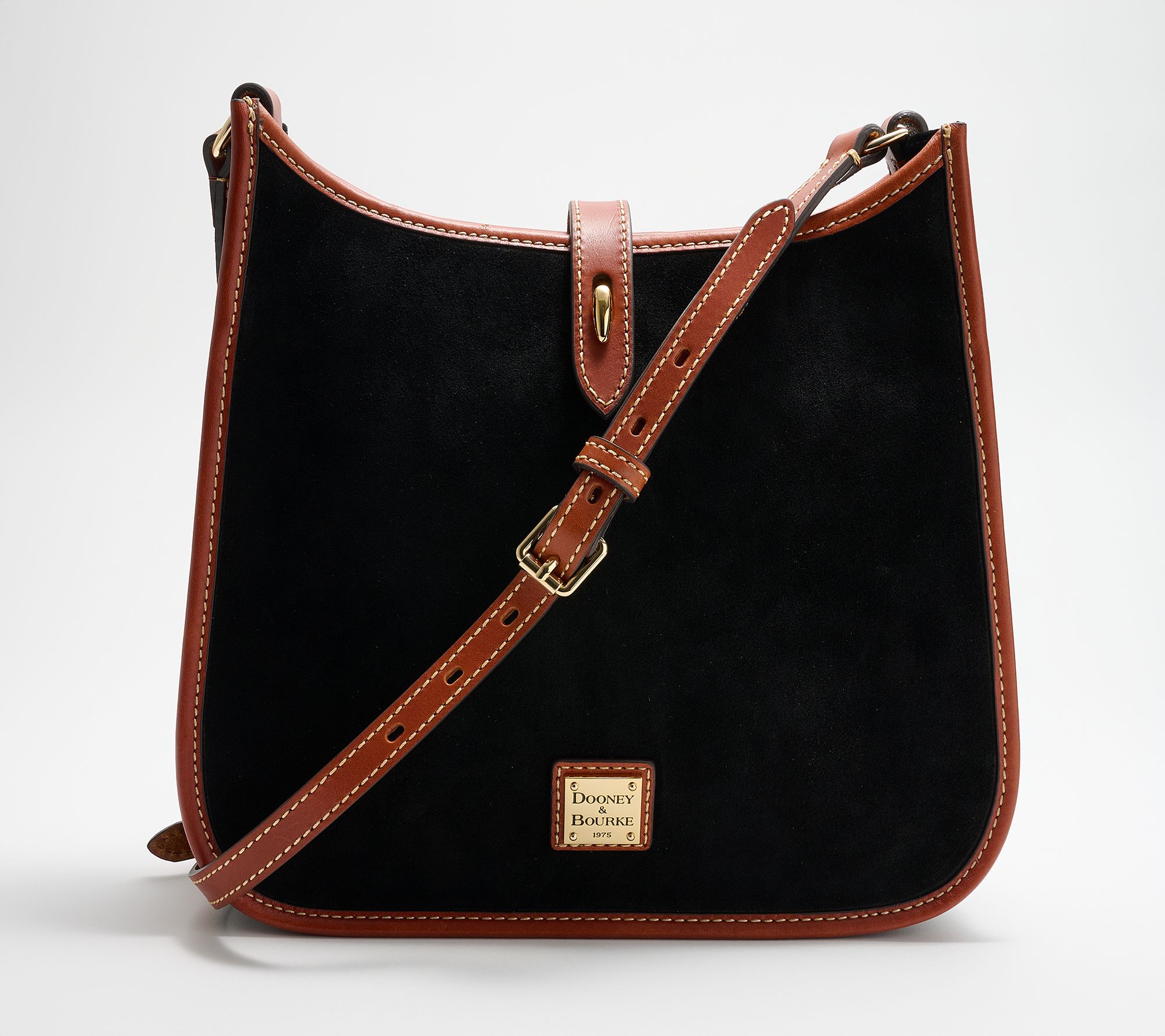 "As Is" Dooney & Bourke Suede Messenger Crossbody