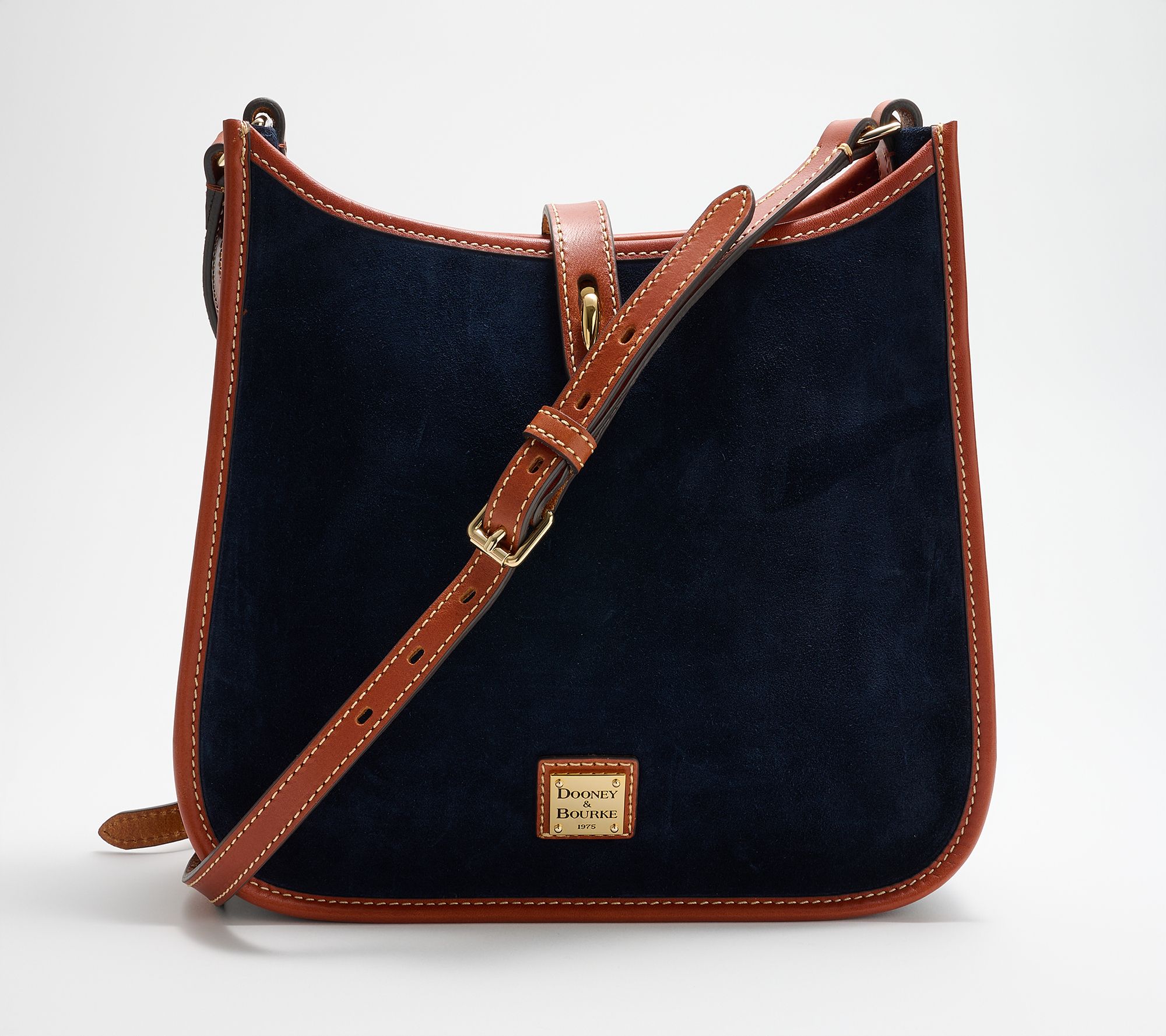 "As Is" Dooney & Bourke Suede Messenger Crossbody