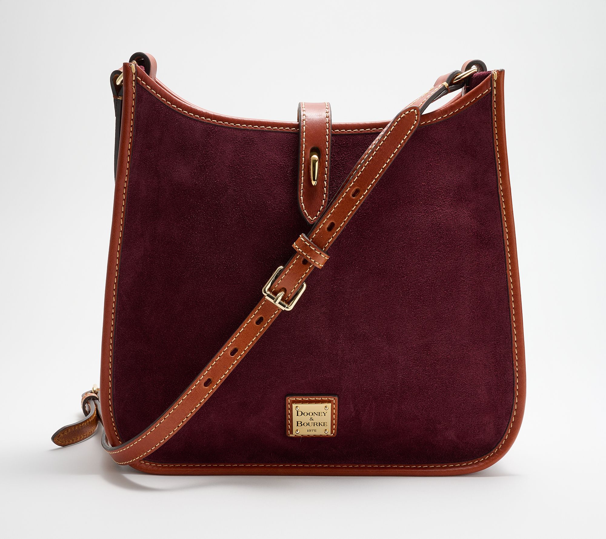 "As Is" Dooney & Bourke Suede Messenger Crossbody