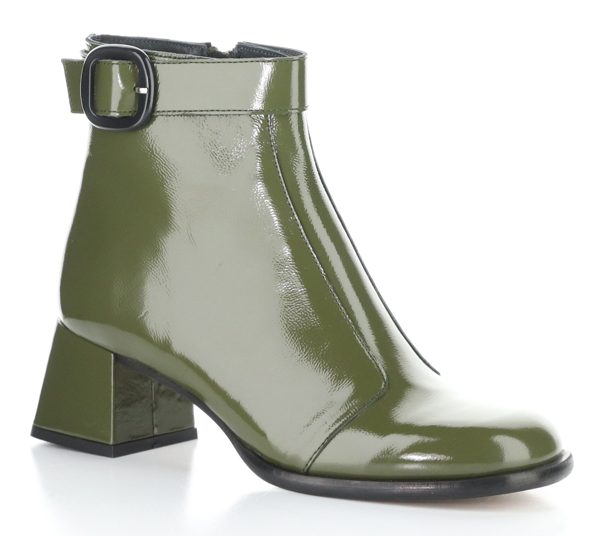 Fly London Nappalak Side Zip Patent Leather Boot