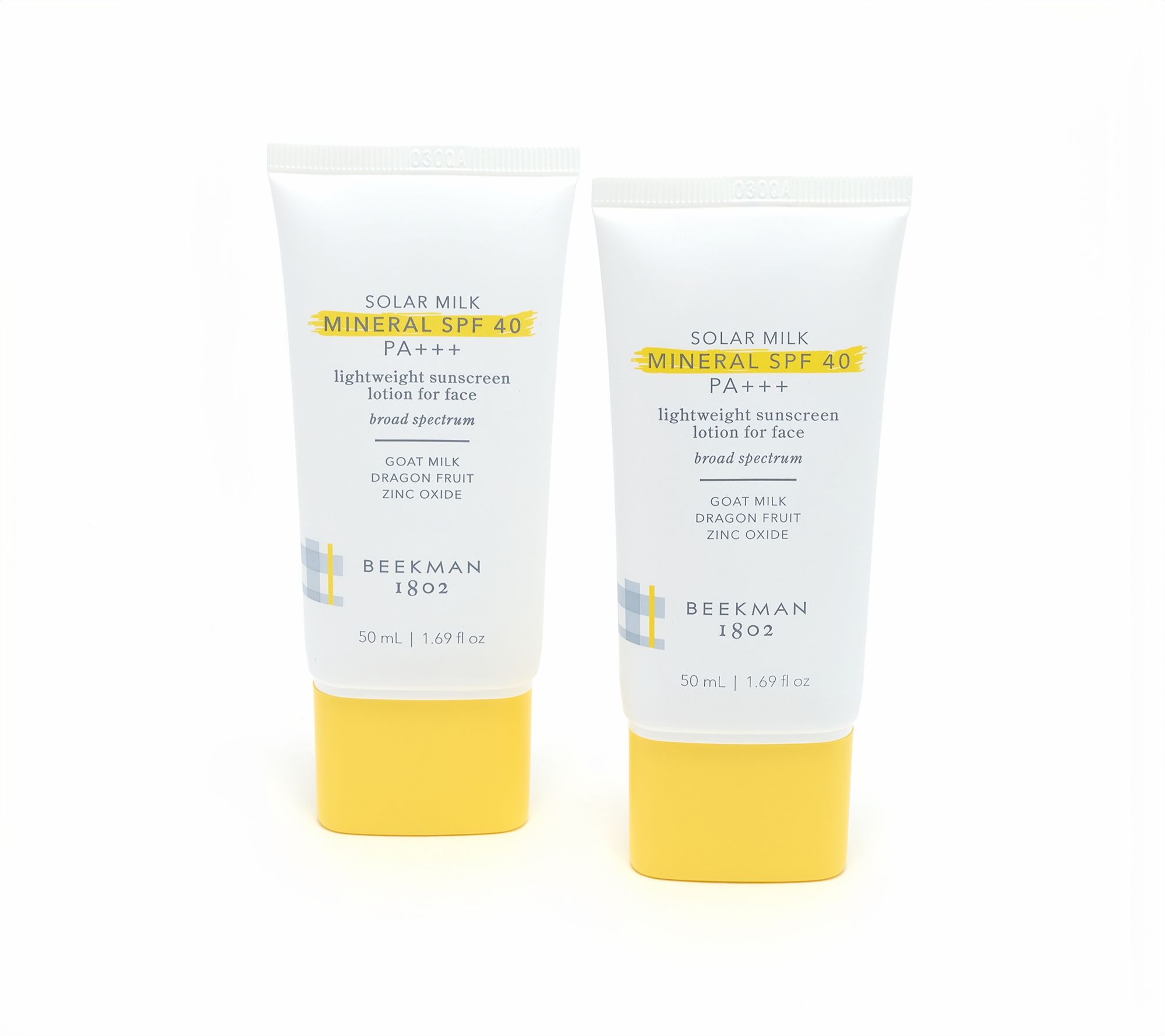 Beekman 1802 Milk Mineral Sunscreen SPF 40 Duo