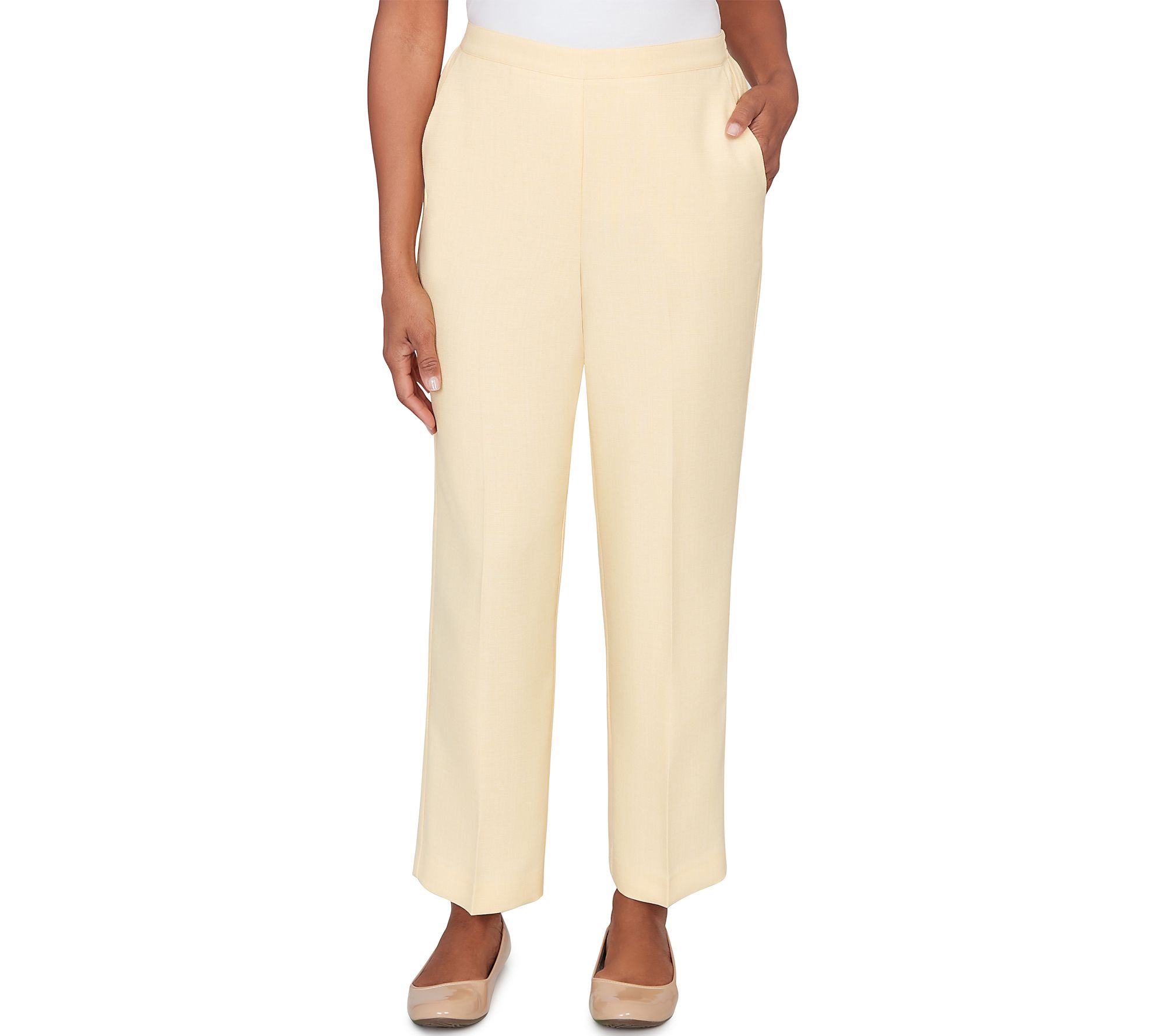 Alfred Dunner Women's Tailored Slant Pocket Short Pants