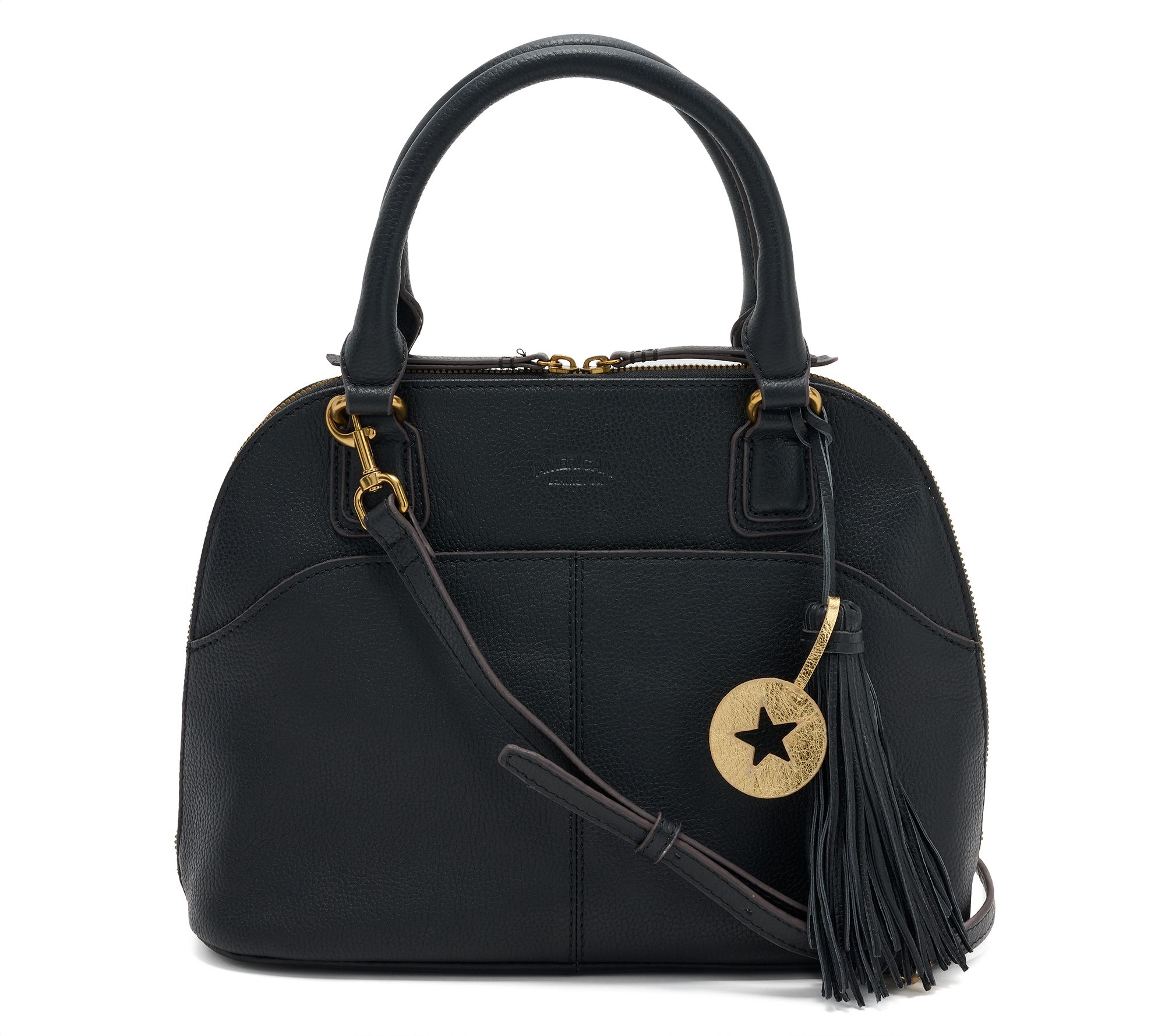 "As Is" American Leather Co. Pebble Leather Convert.Satchel