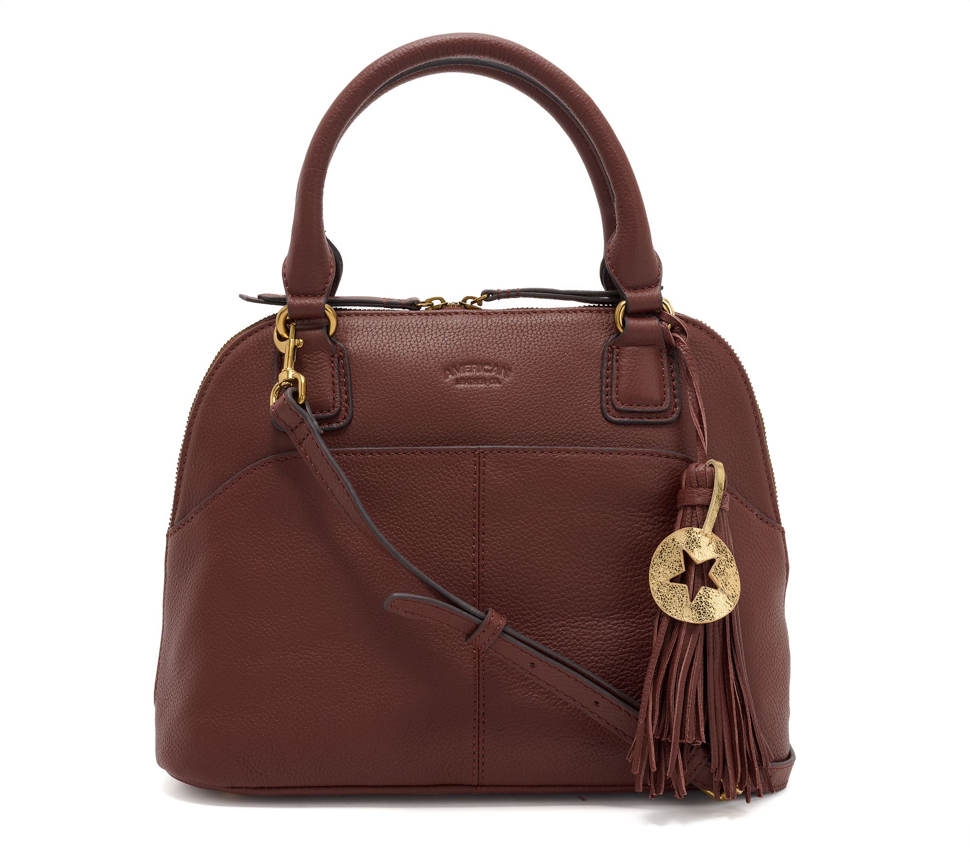 "As Is" American Leather Co. Pebble Leather Convert.Satchel