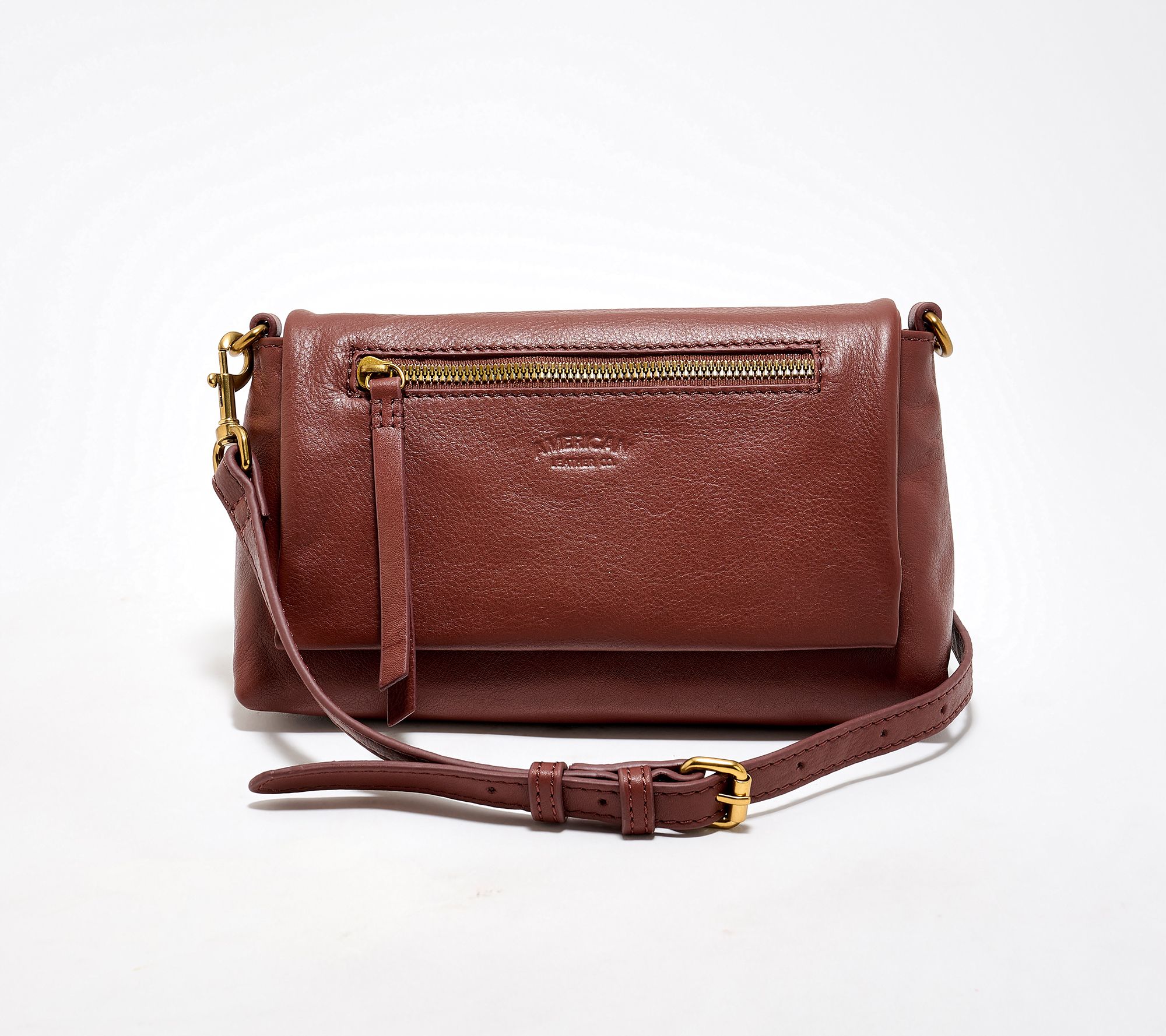 "As Is" American Leather Co. PostianoLeather Crossbody