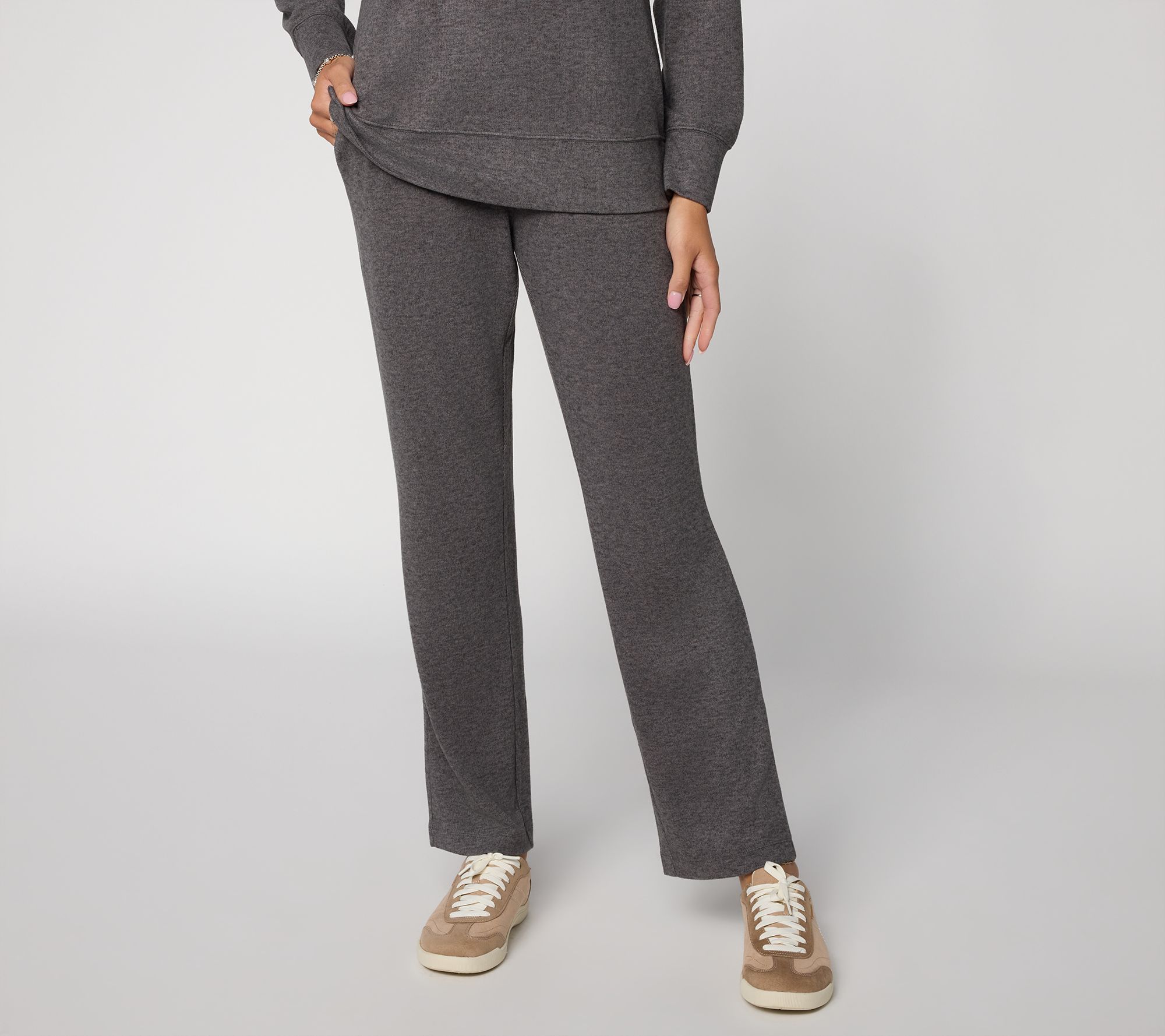 Belle by Kim Gravel Regular Marshbellow Knit Leg Pants