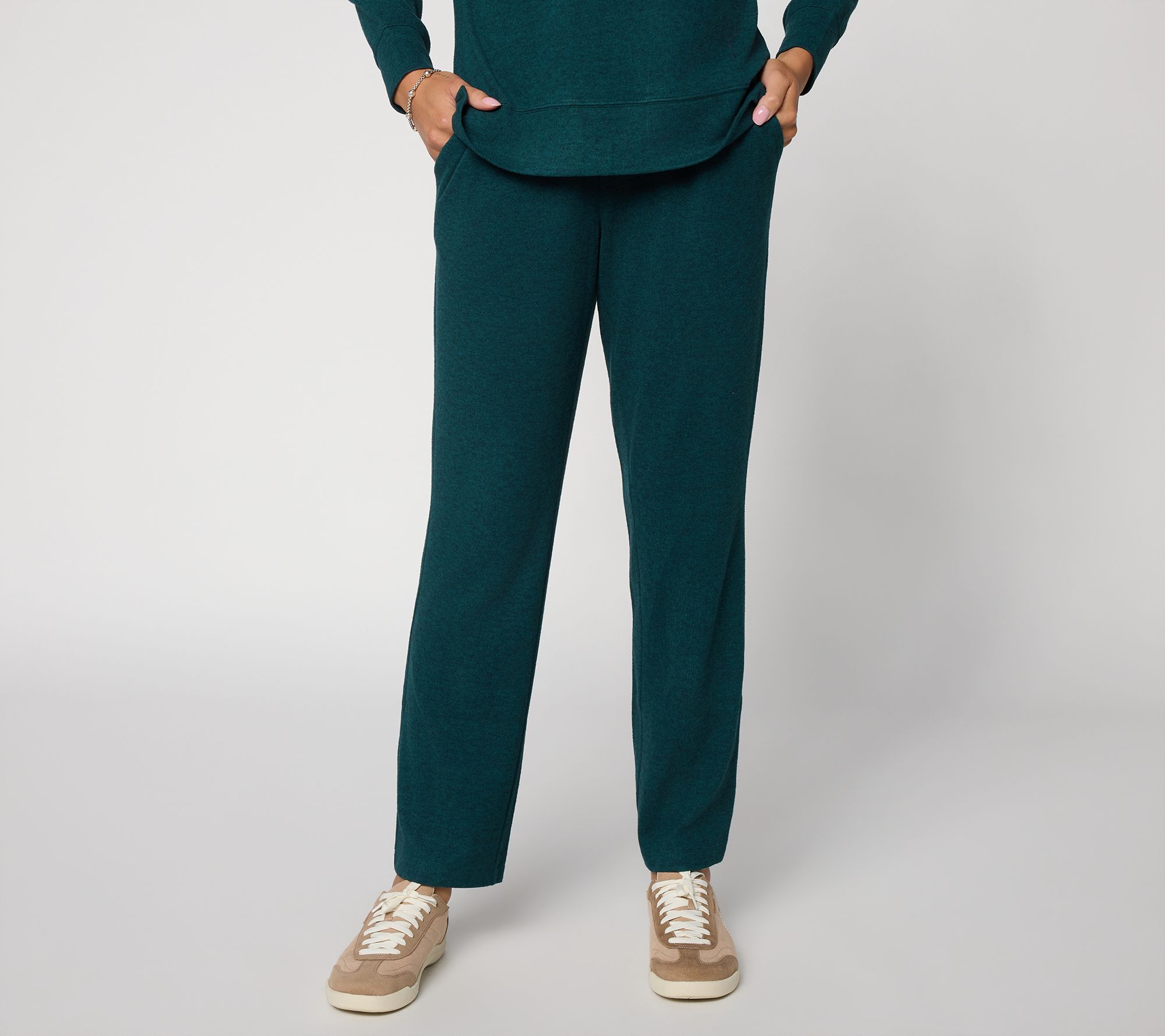 Belle by Kim Gravel Regular Marshbellow Knit Leg Pants