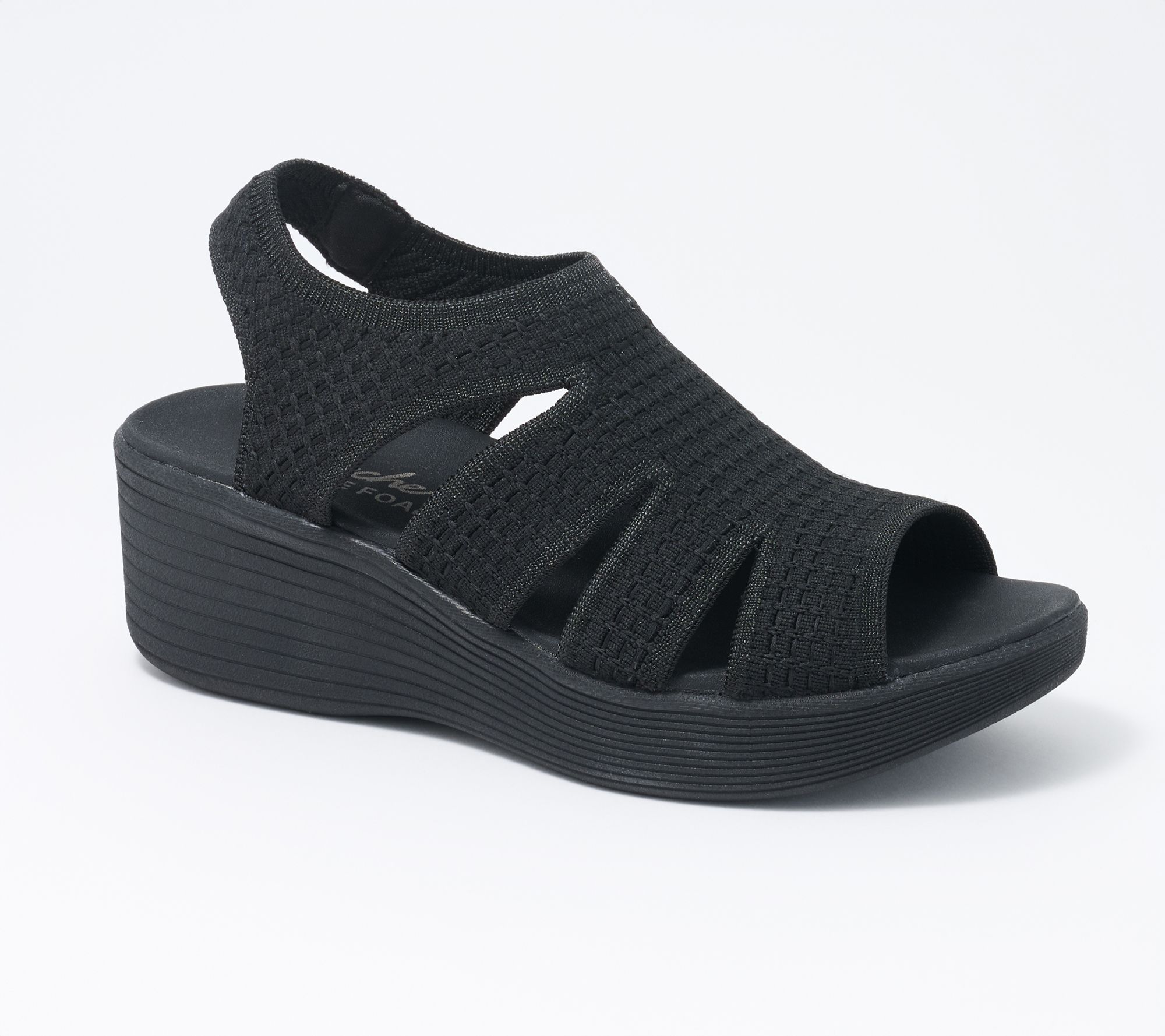 "As Is" Skechers Parallel Lite Slingback Wedge Sandals