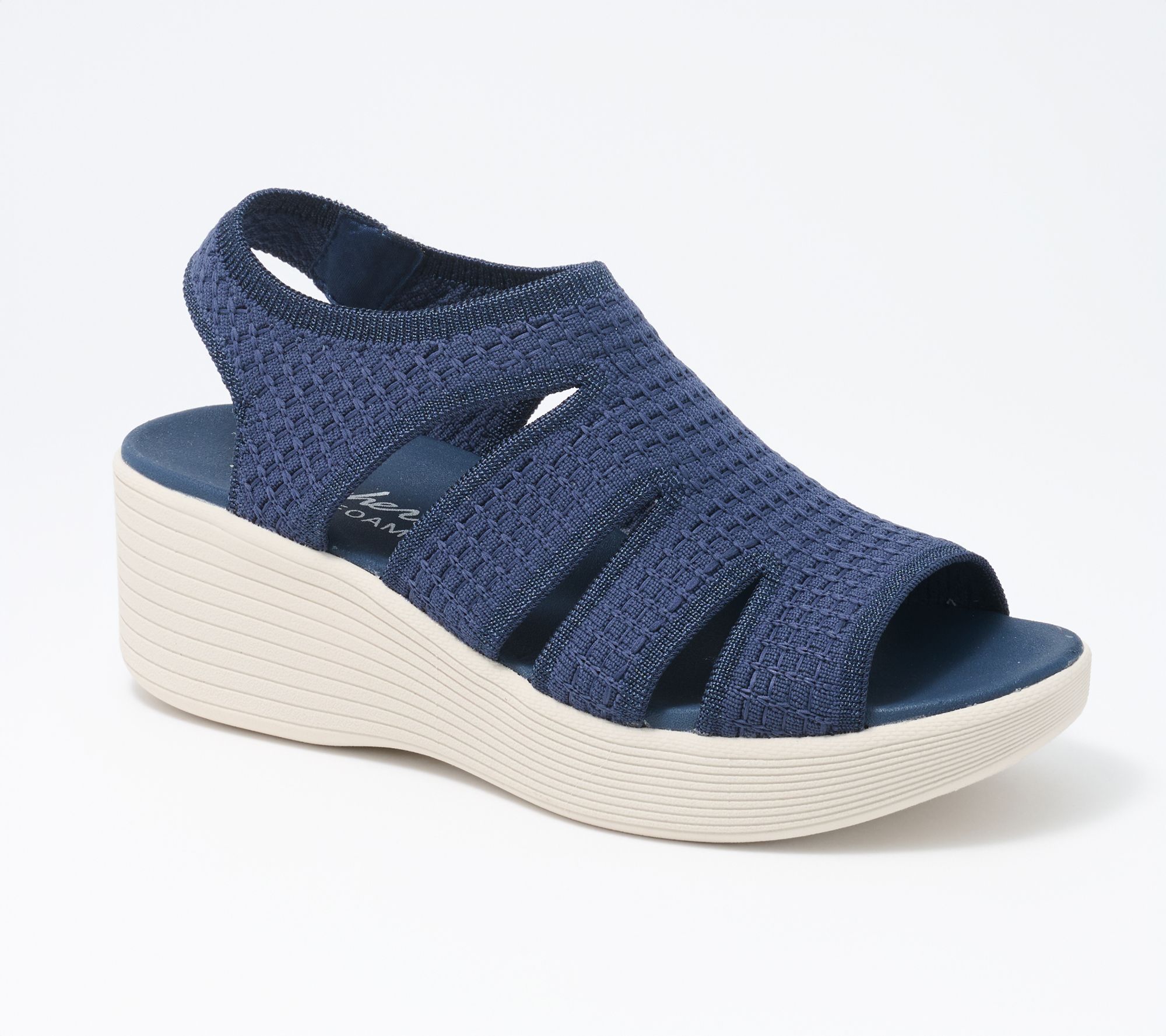 "As Is" Skechers Parallel Lite Slingback Wedge Sandals