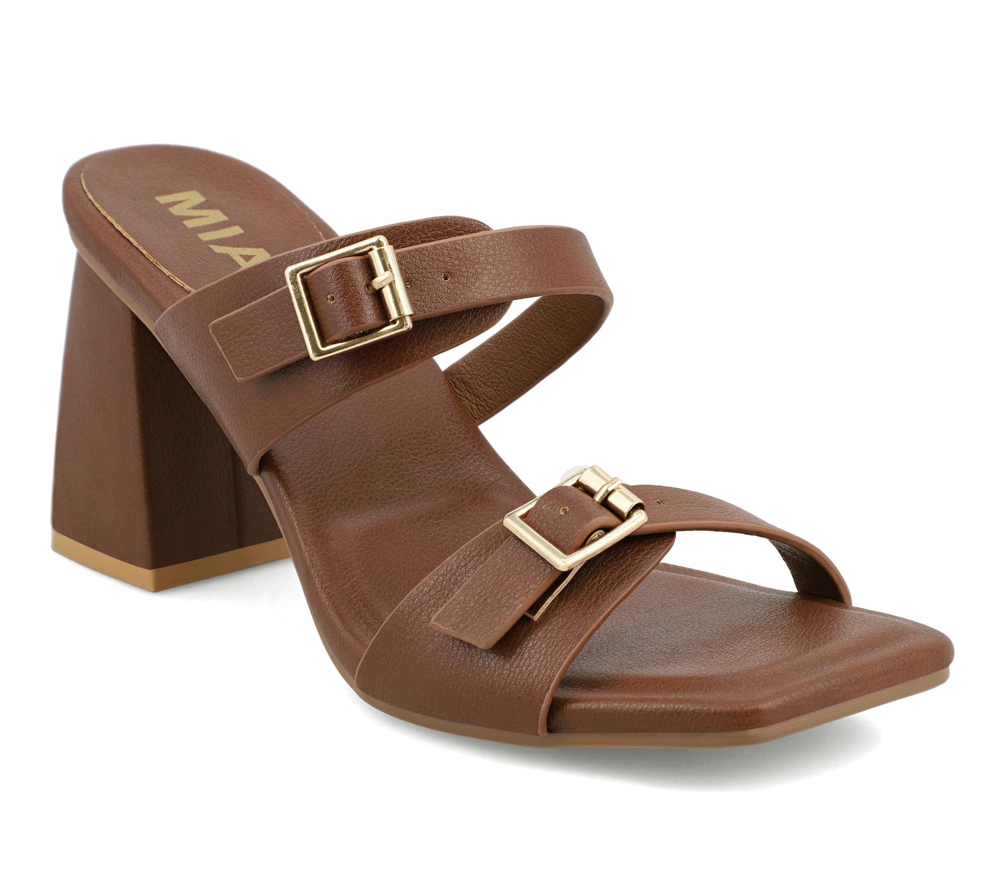 MIA Block Heel Sandals - Rene