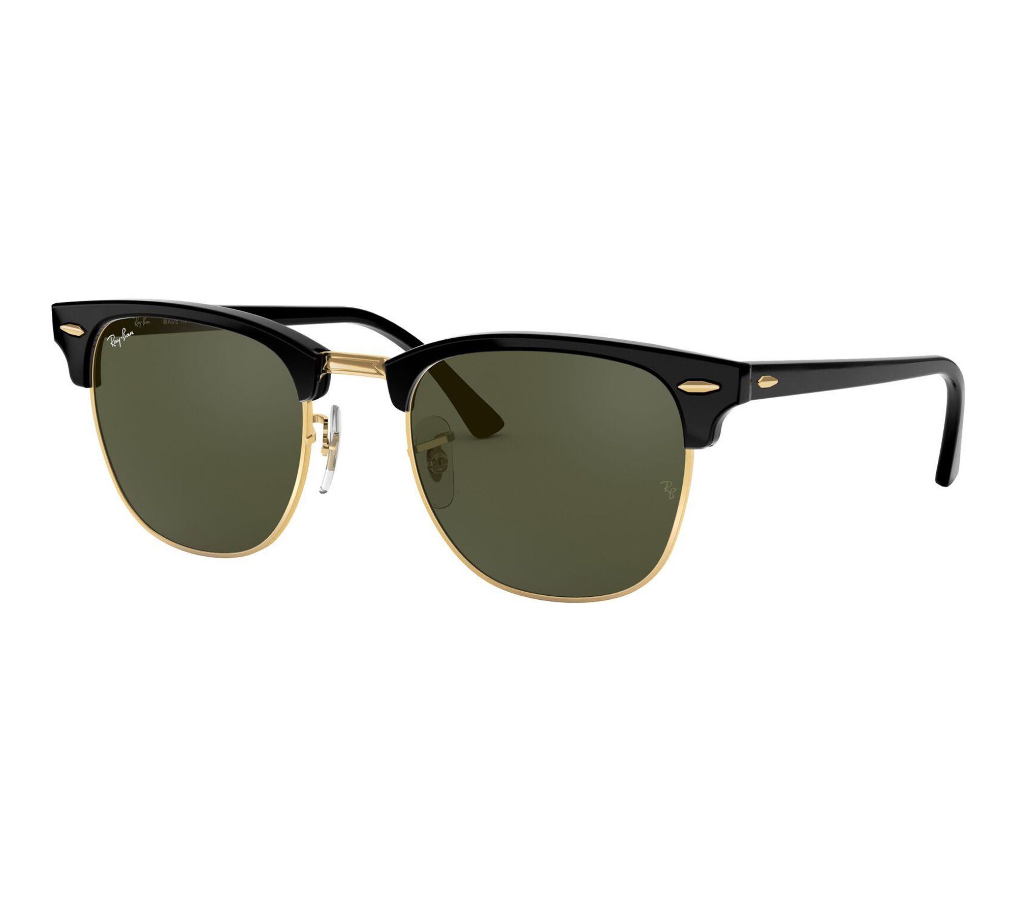 Ray-Ban Clubmas ter Classic Sun glasses- Polish ed Black/Gold