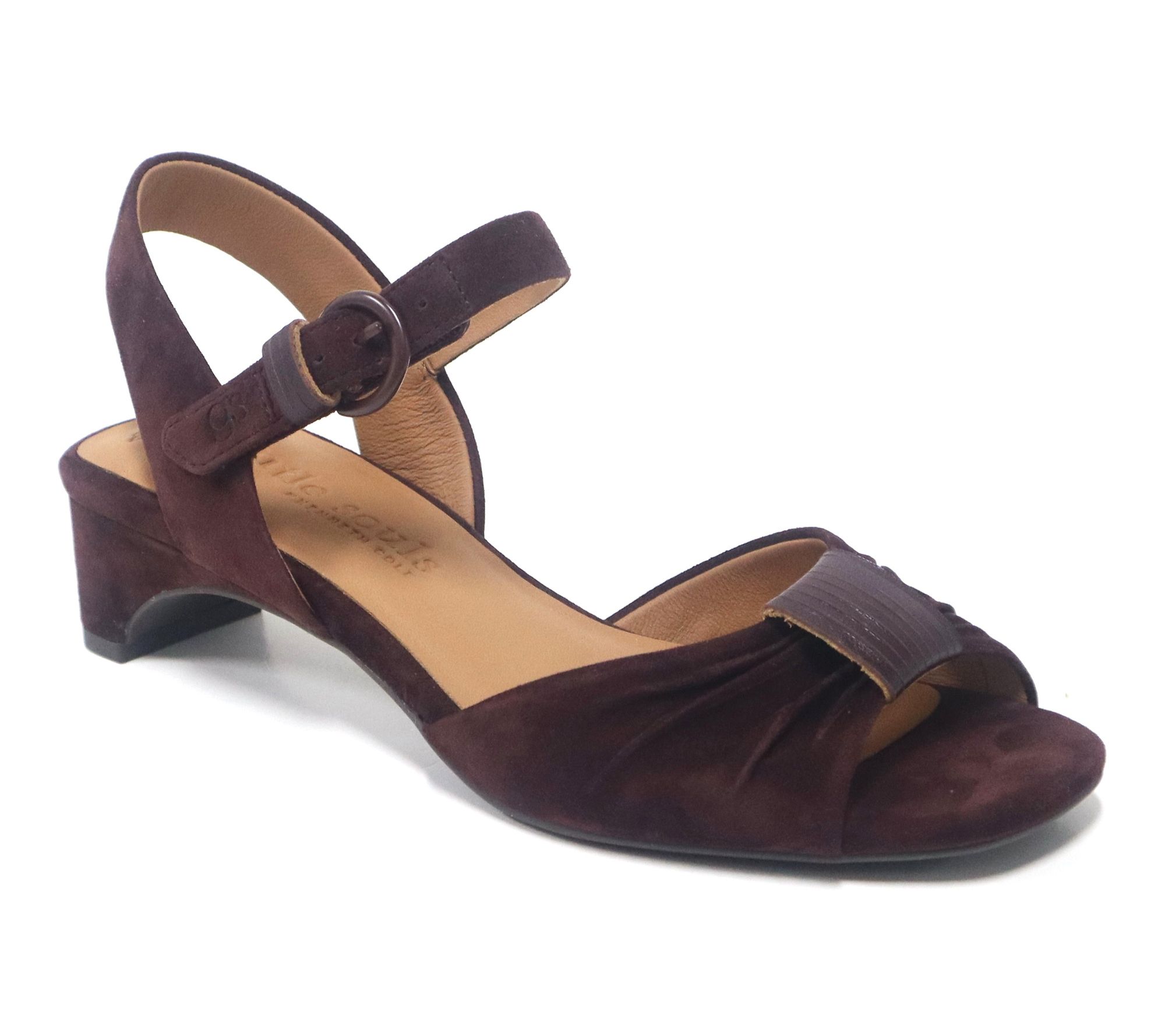 Gentle Souls by Kenneth Cole Suede Heeled Sandals -Sorae