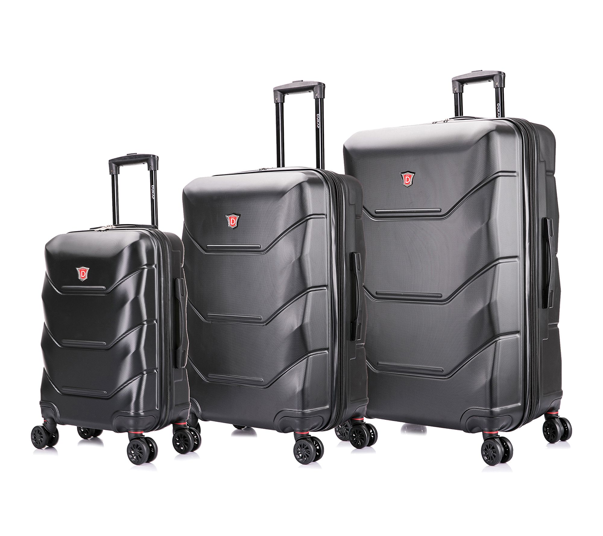 Dukap Zonix Lightweight Hardside 3 Piece Set - QVC.com