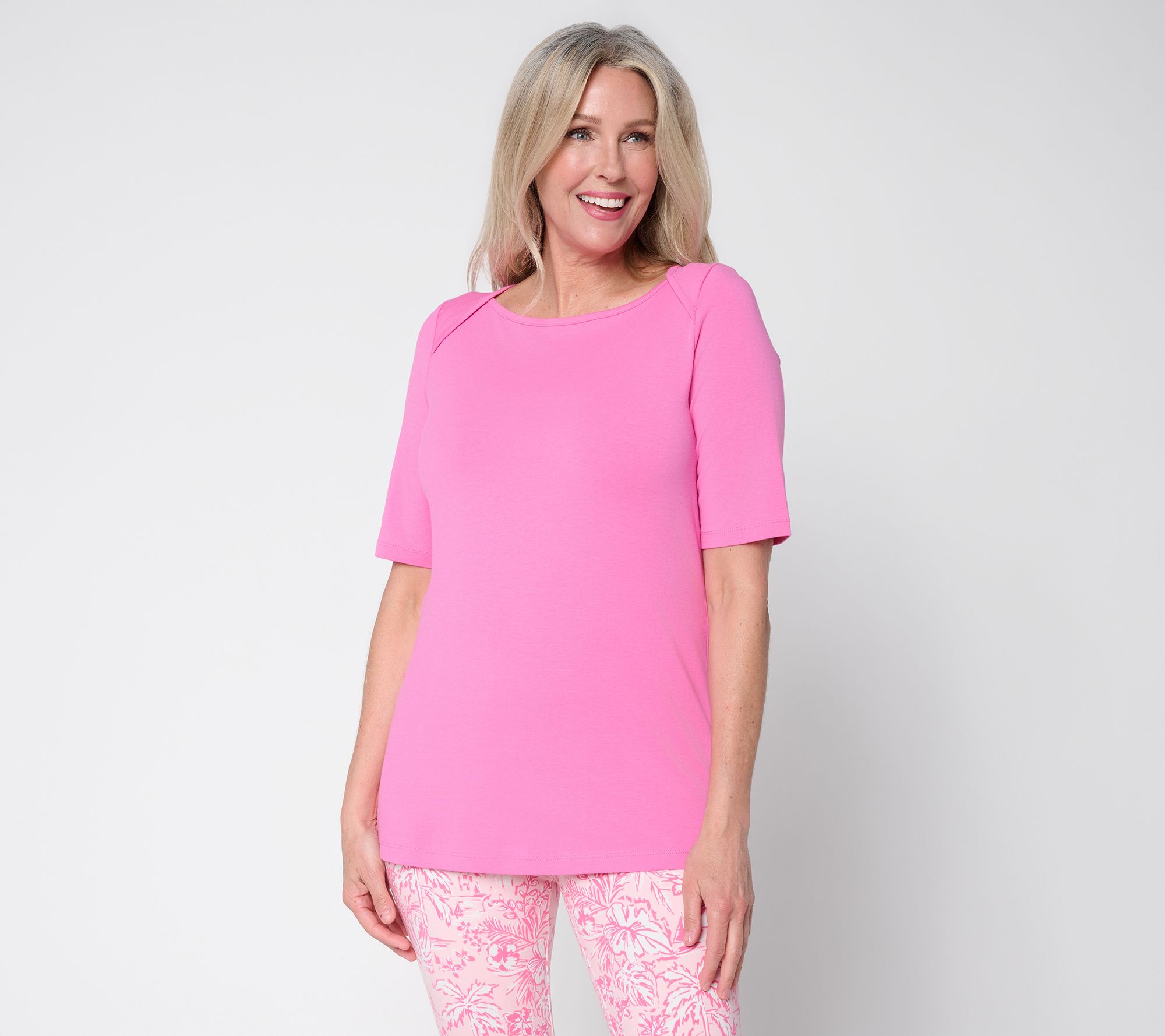 "As Is" Belle by Kim Gravel Primabelle Knit Elbow Sleeve Top