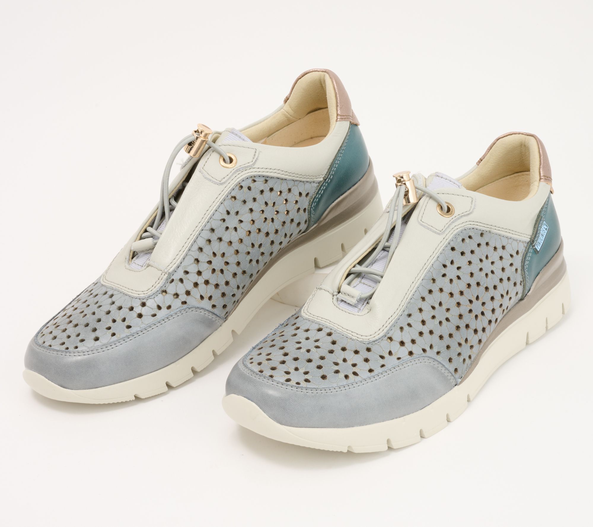 "As Is" Pikolinos Leather Toggle Sneakers - San Juan