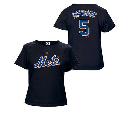 Majestic, Shirts, Ny Mets David Wright Jersey