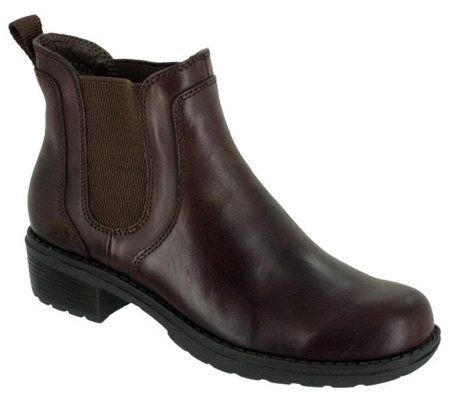Eastland Double Up Leather Ankle Boots - QVC.com