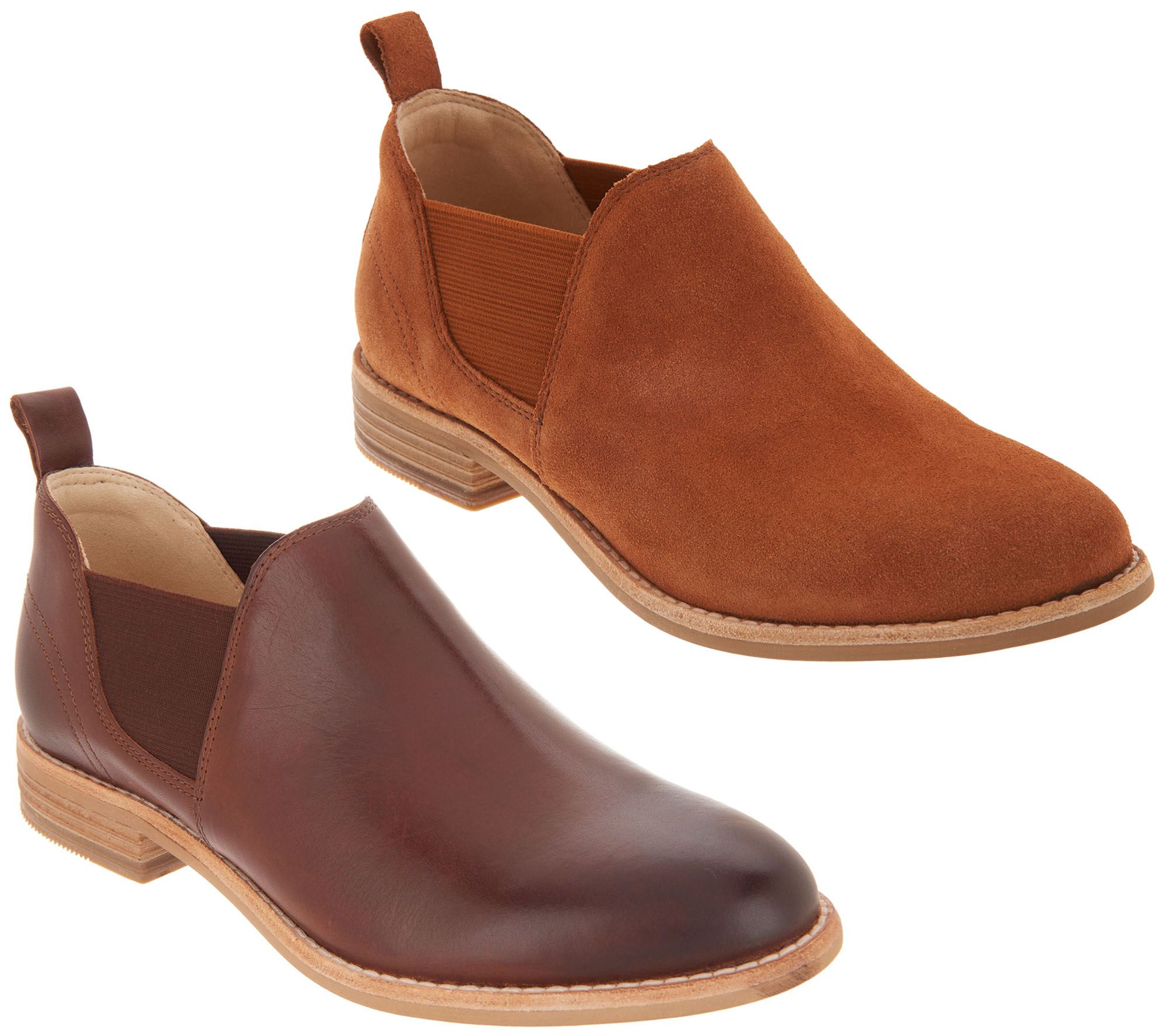 clarks men's slip on boots