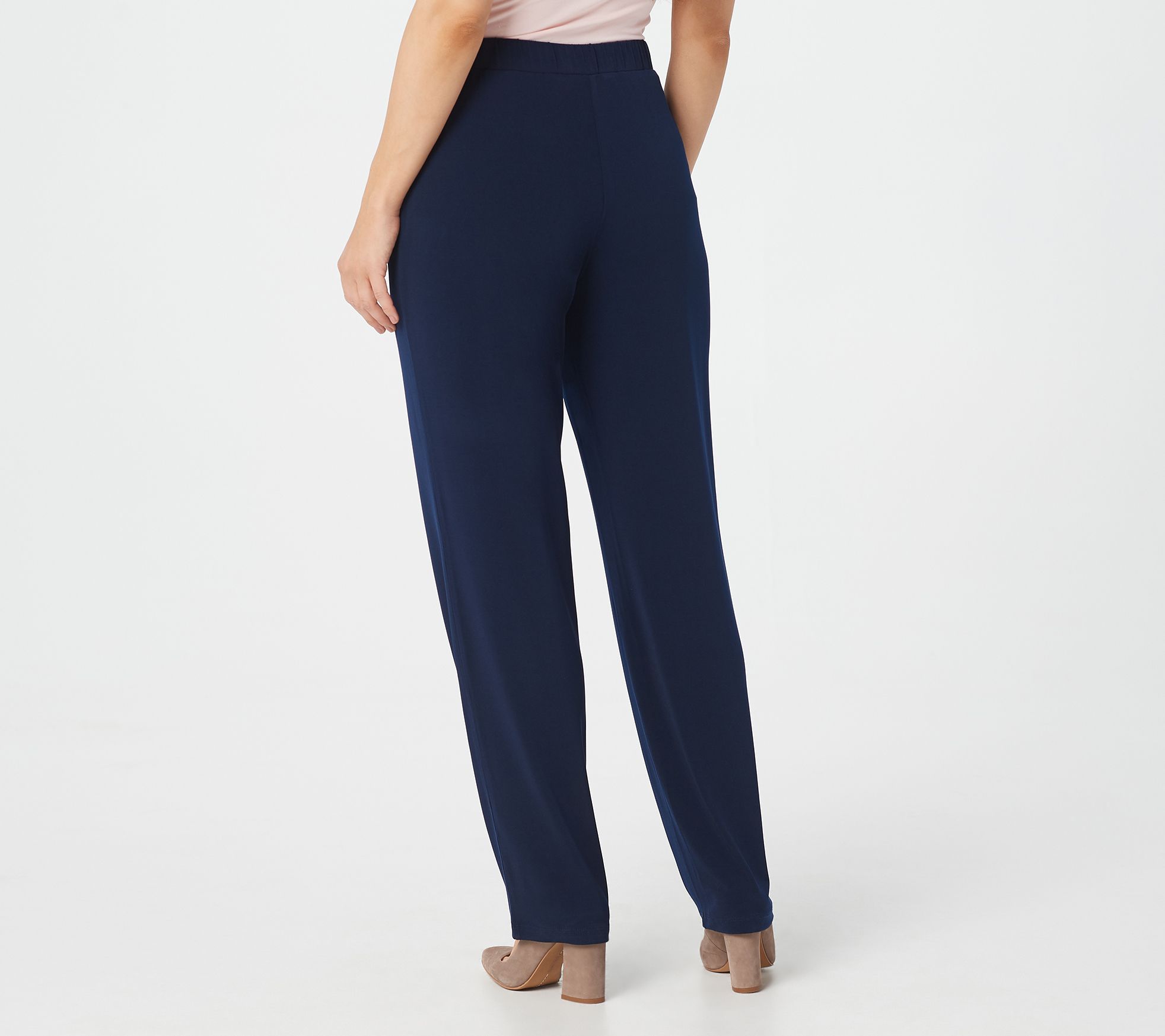 Every Day by Susan Graver Petite Liquid Knit Pull-On Pants - QVC.com
