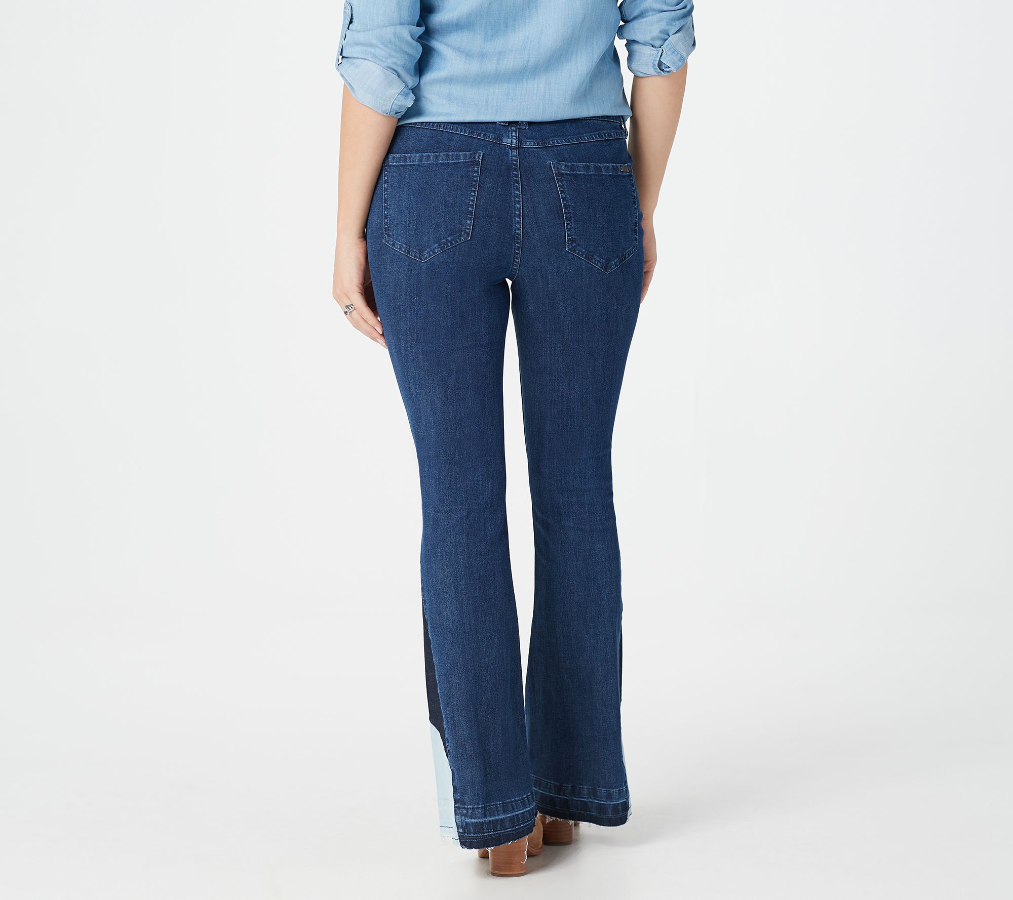 G.I.L.I. Tall Novelty Flare Leg Denim Jeans