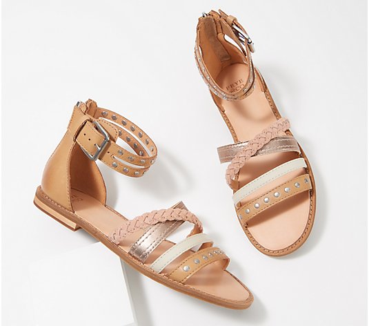 frye & co. Mixed Strap Sandals - Evie Stud