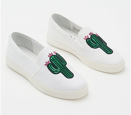 Katy Perry Novelty Canvas Slip-Ons - The Kerry