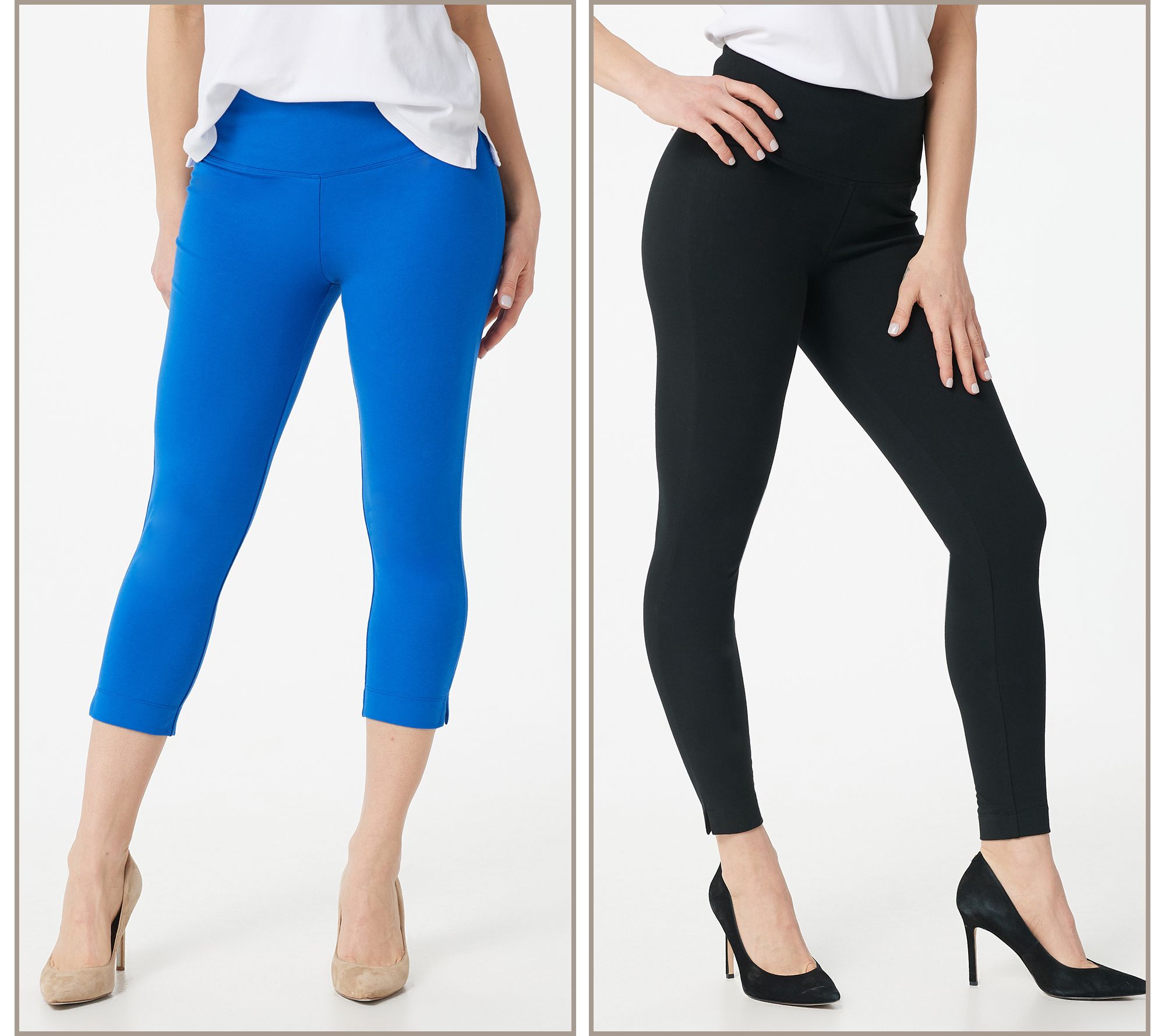3PCs Summer Womens Casual Thin Solid Cropped Trousers Modal Slim Short Leggings 