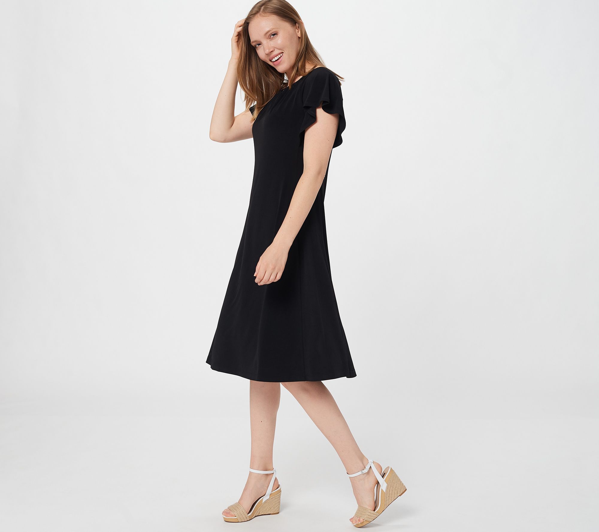 susan graver black dress