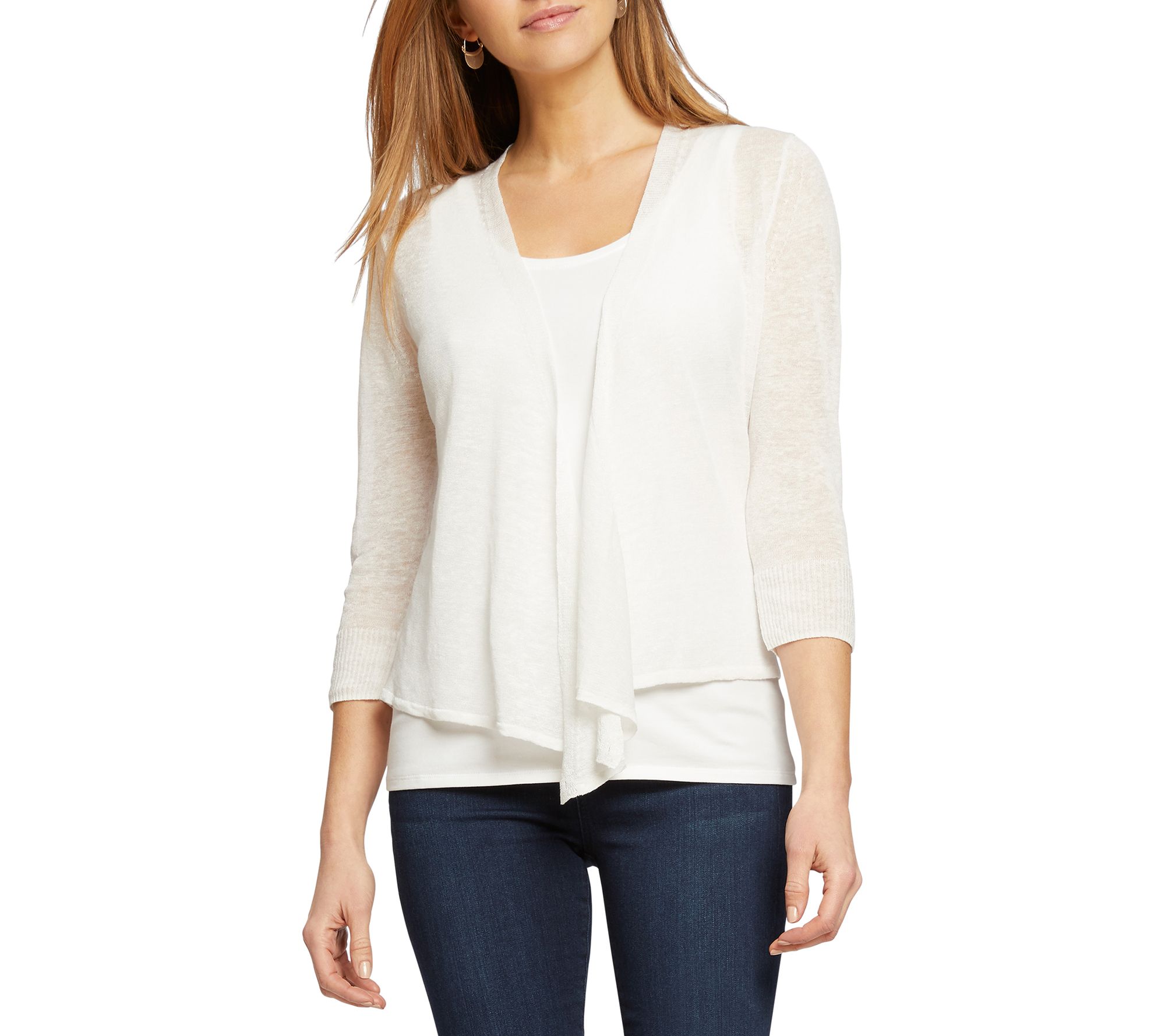 NIC+ZOE 4 Way Cardy - Paper White