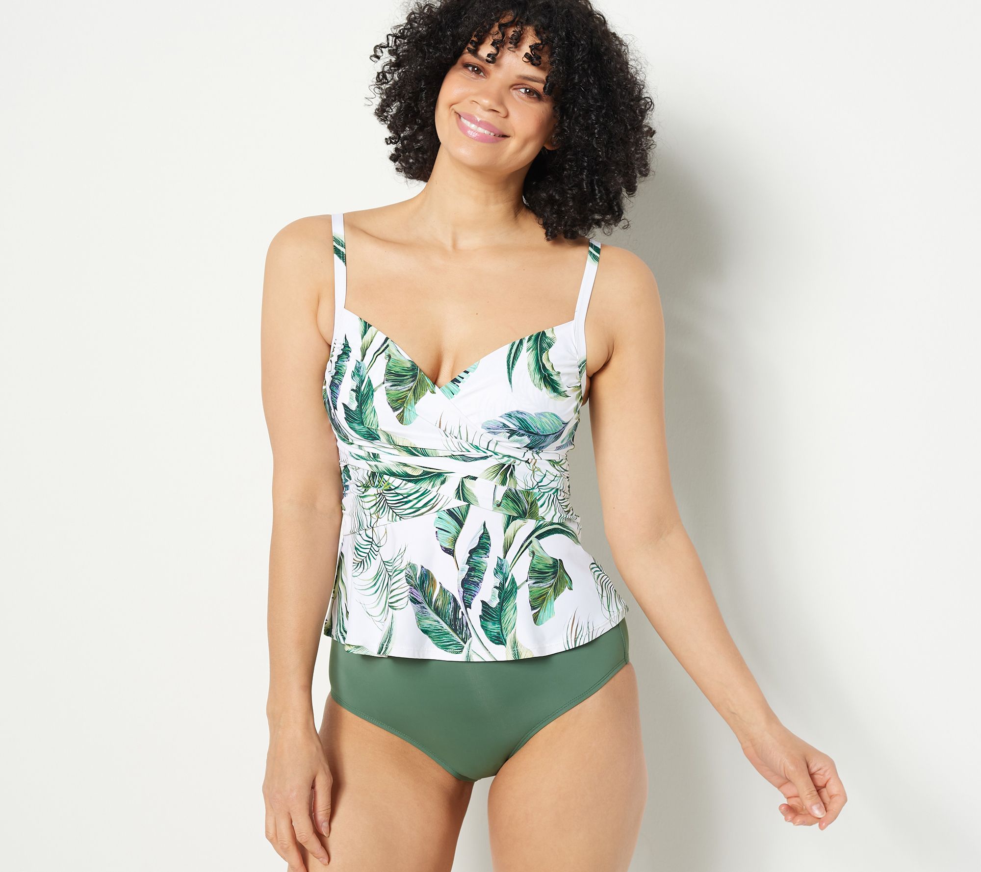 Jantzen Peplum Tankini with Comfort Core Bottom