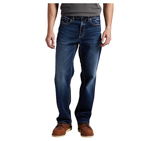 Silver Jeans Co. Men's Gordie Relaxed-Fit Straight-Leg -EAE362