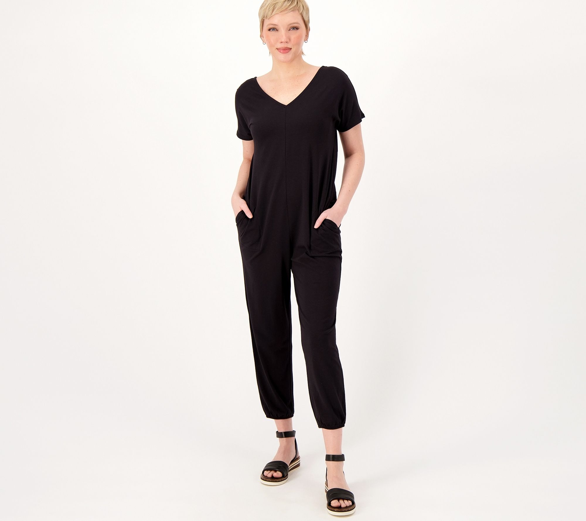 MUK LUKS Dream Weave Long-Sleeve Jumpsuit 