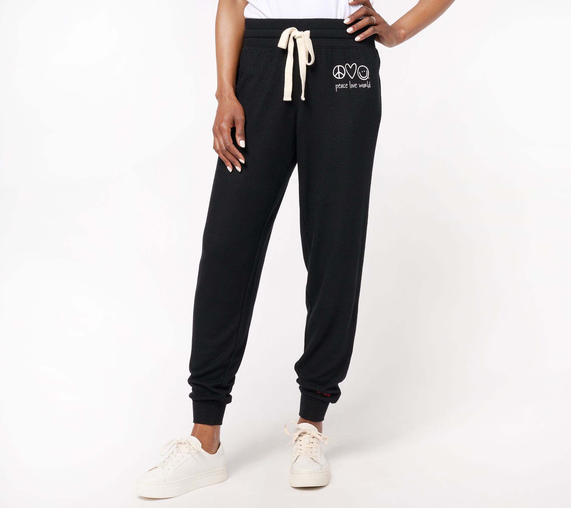 Peace Love World_Petite Comfy Affirmation Jogger