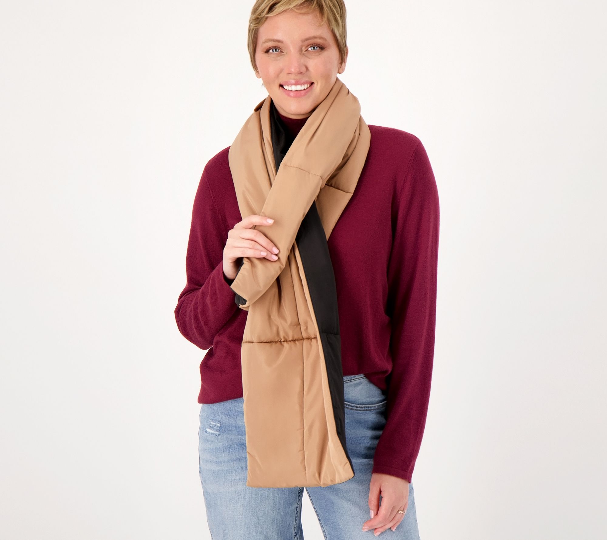 Nuage Reversible Pull Through Scarf 